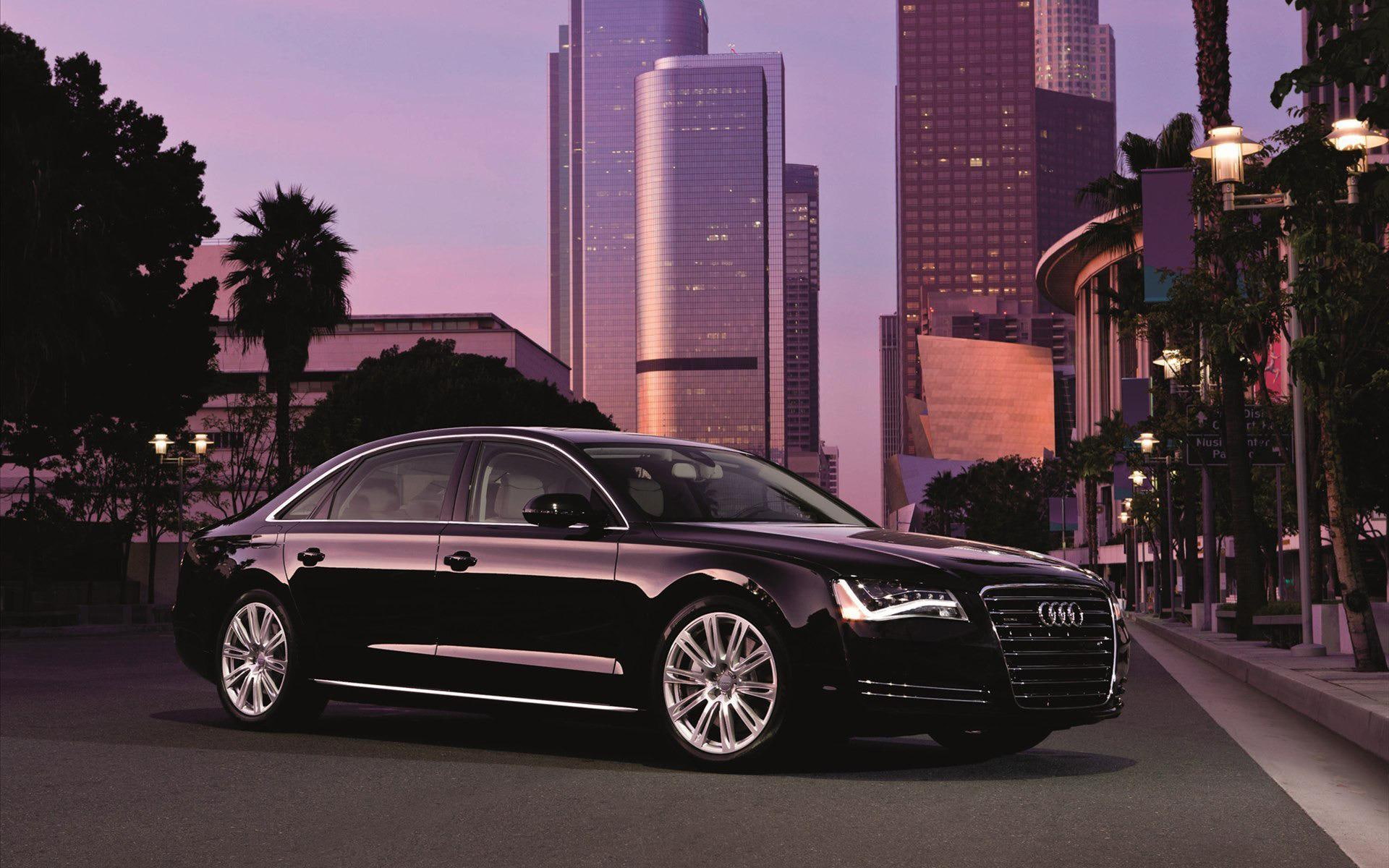 1080P, 1920x1200, sedan, audi, cars, audi a8, black, HD Wallpaper