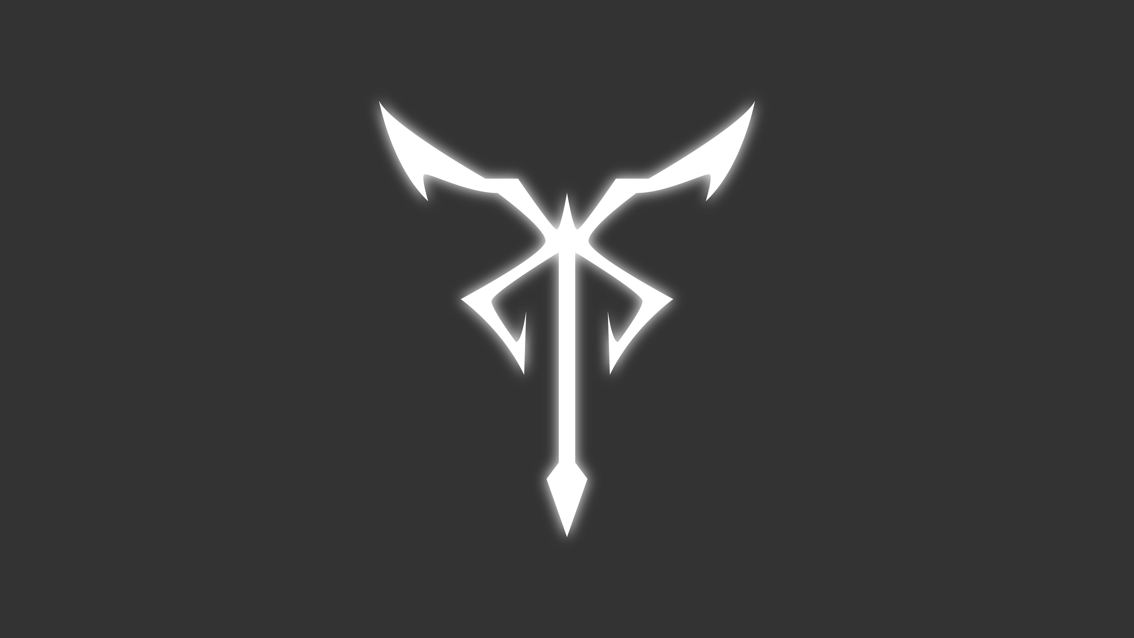 simple background, 4K, monochrome, Resident Evil 4, minimalism, HD Wallpaper