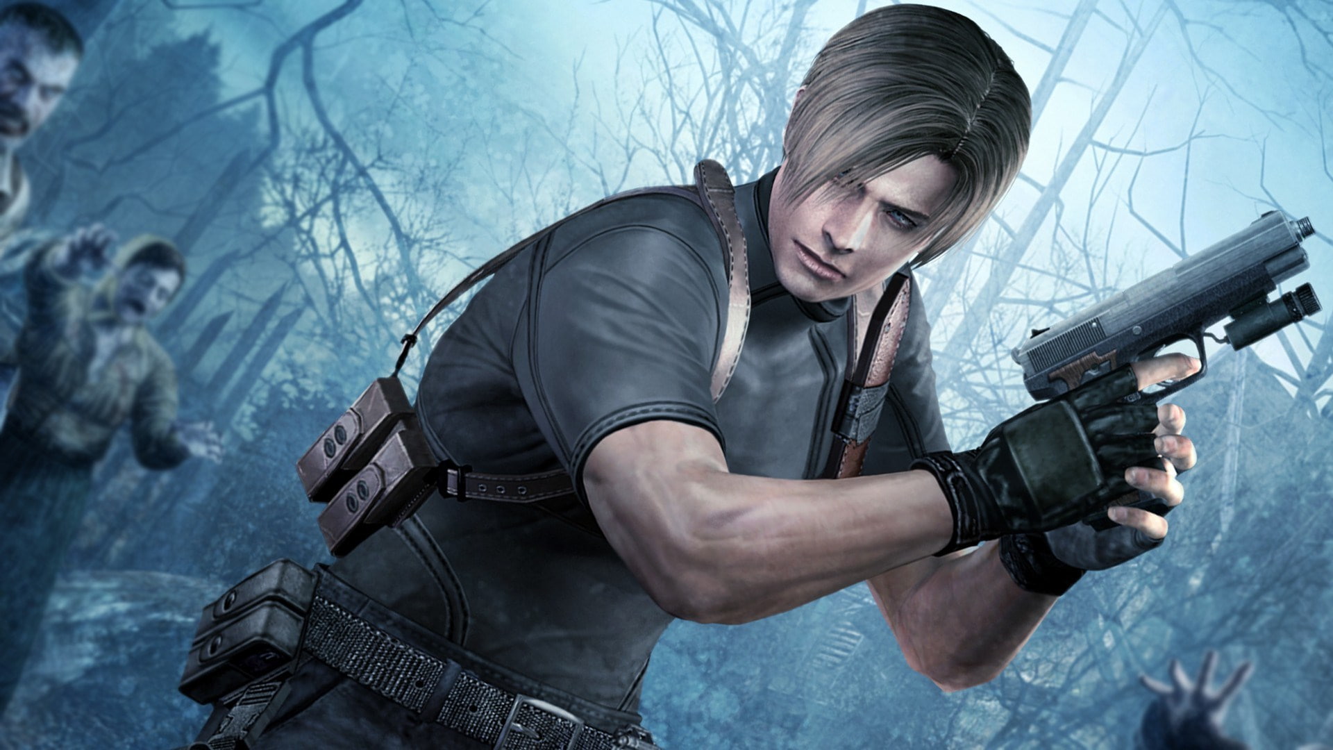 Resident Evil 4, looking, clothing, hairstyle, communication, women, government, young adult, gun, 1080P, mid adult, adult, hair, security, sign, one person, HD Wallpaper
