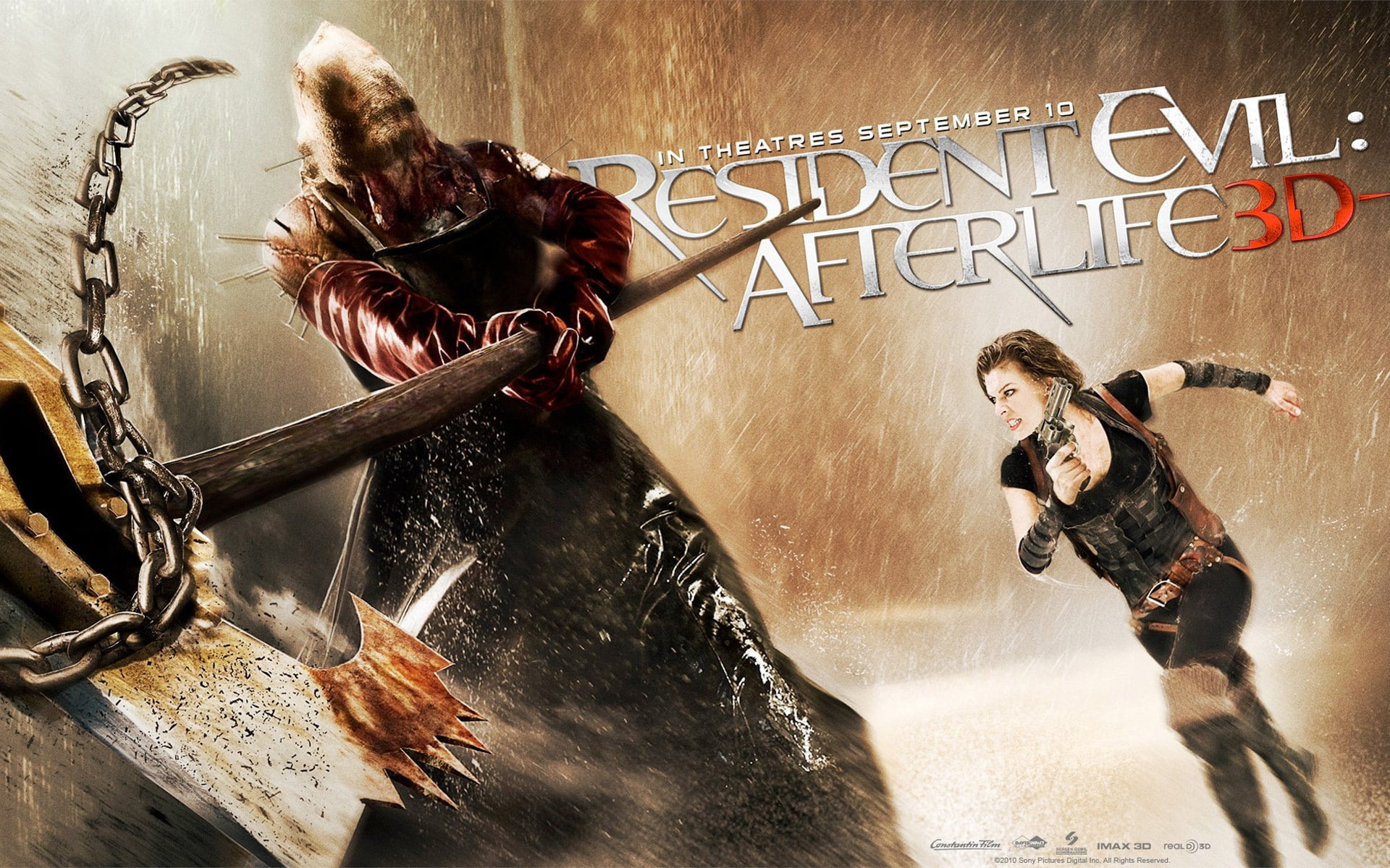 Resident, Evil, 1080P, Afterlife, 2010, HD Wallpaper