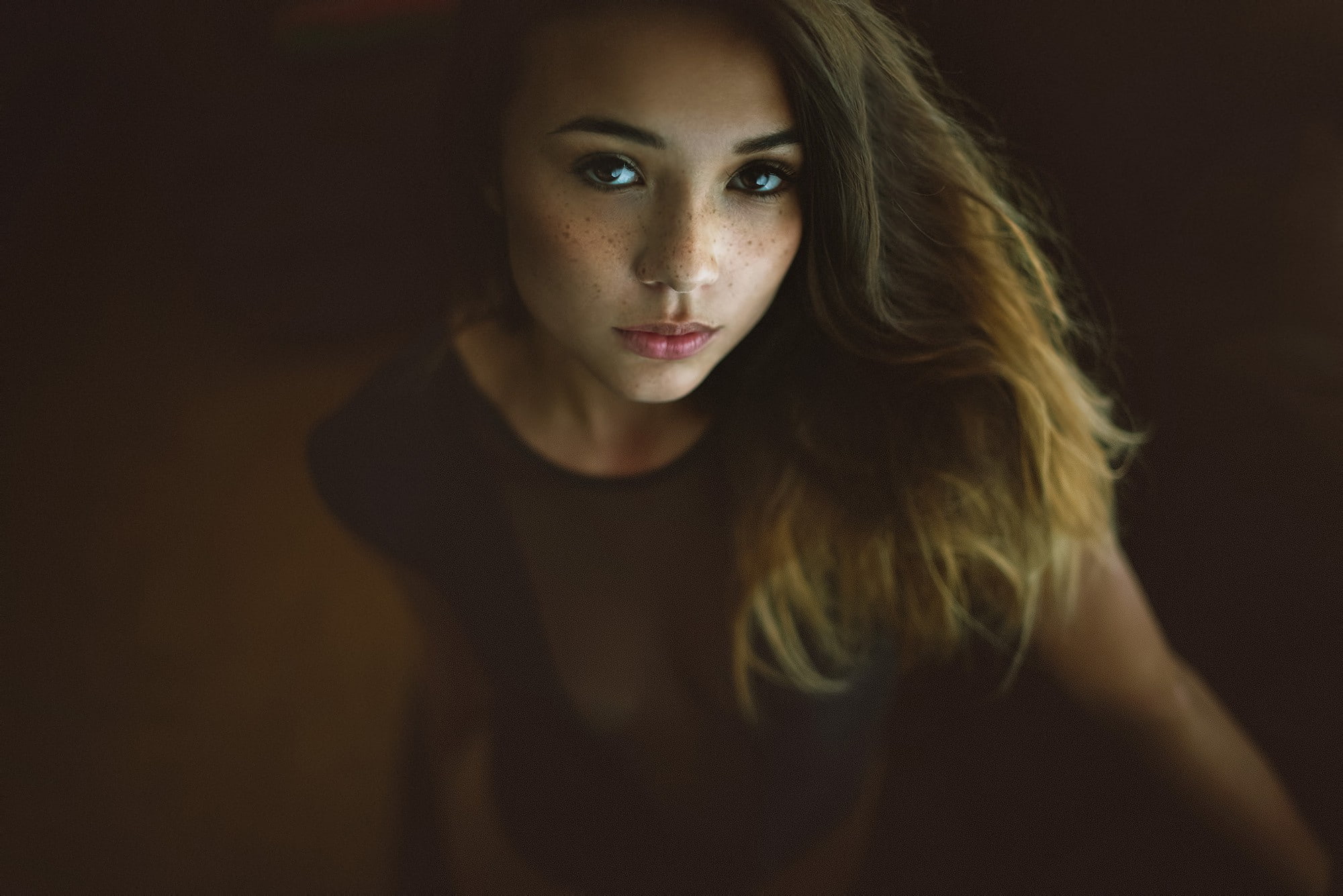 women, portrait, face, 1080P, Michelle Lit, HD Wallpaper