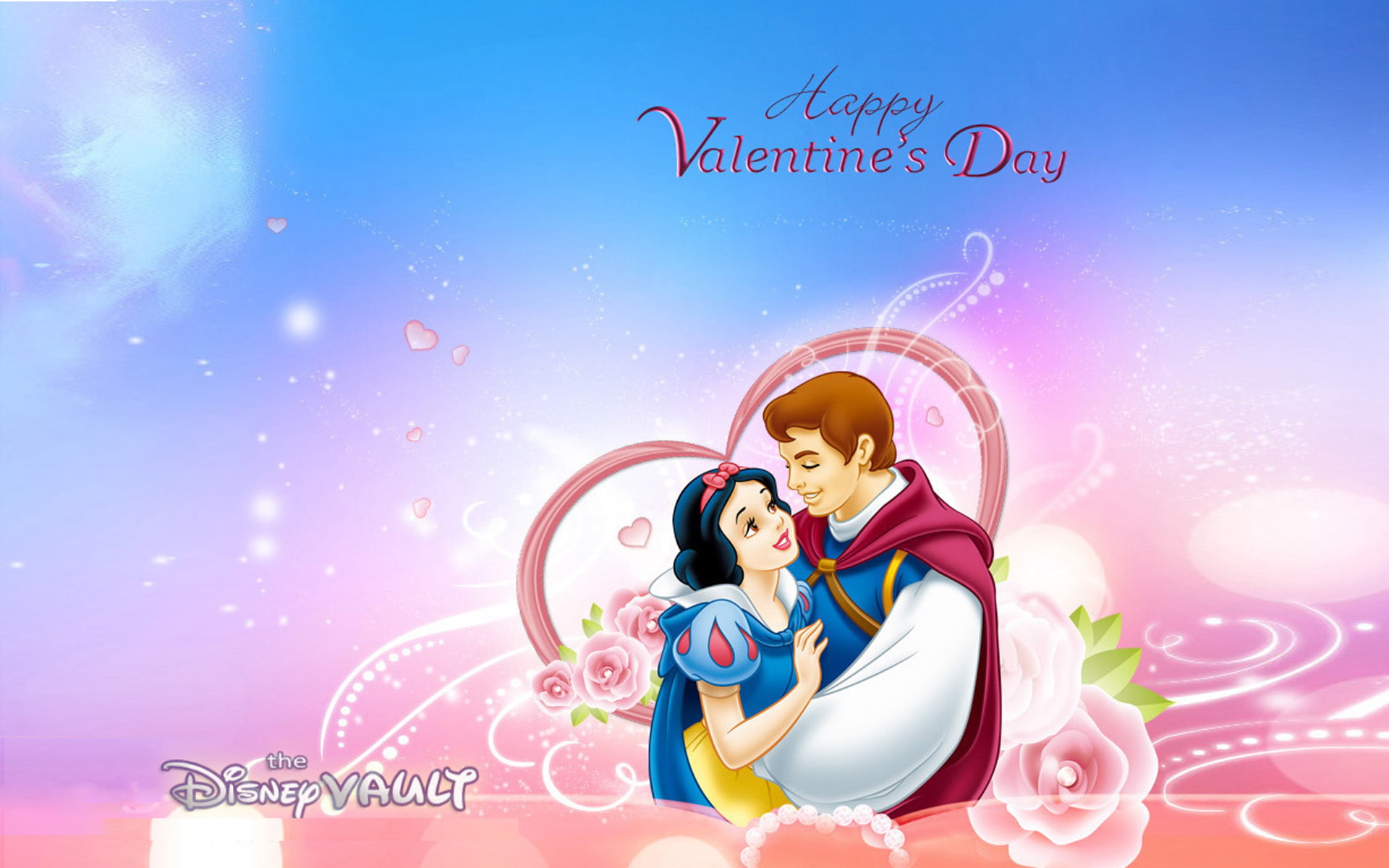 white, valentines, day, dwarfs, seven, couple, snow, hd, 1080P, happy, love, HD Wallpaper