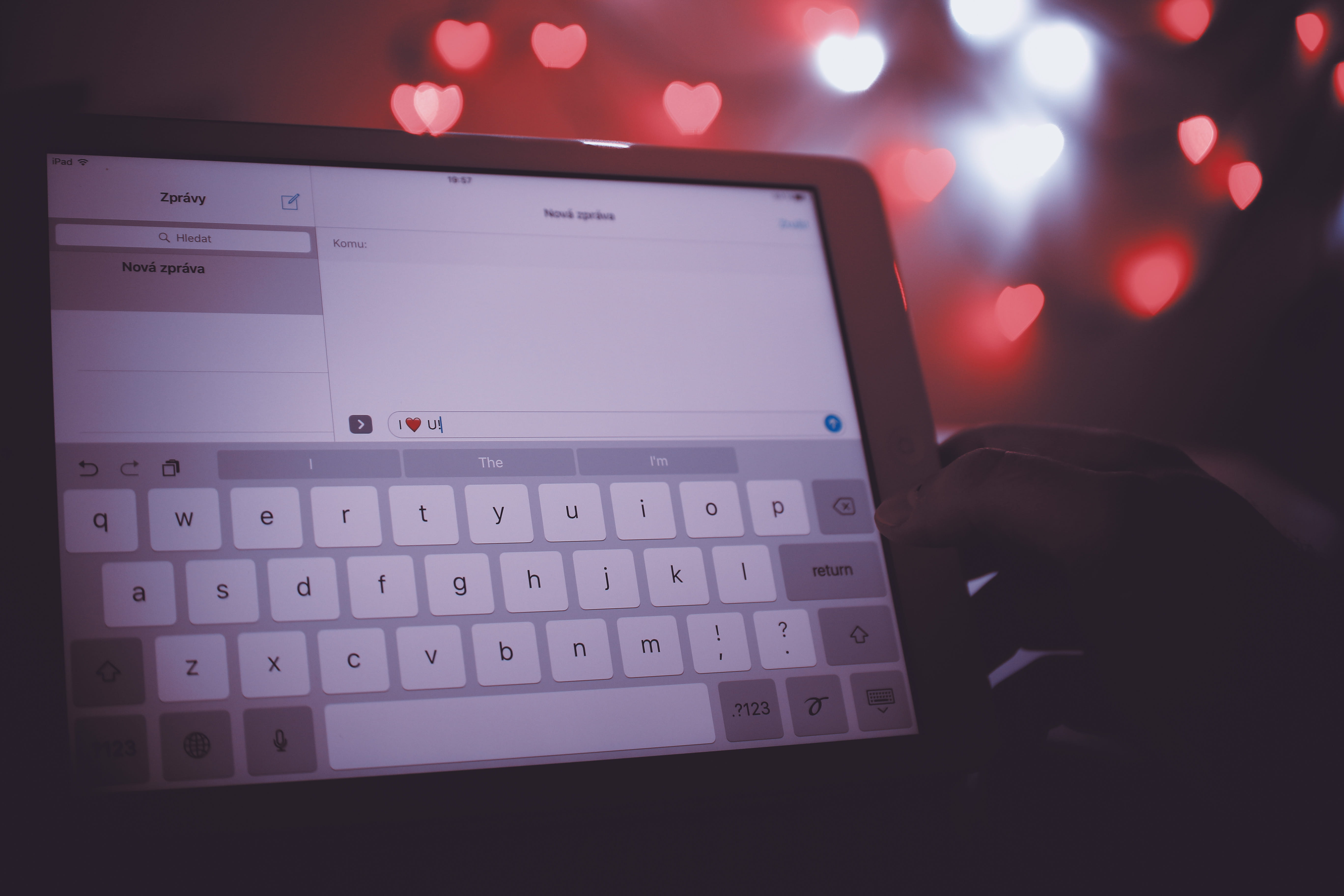 indoors, detail, day, valentine, close-up, wireless technology, 5K, night, connection, screen, tablet, business, technology, desk, keyboard, s, love, communication, HD Wallpaper