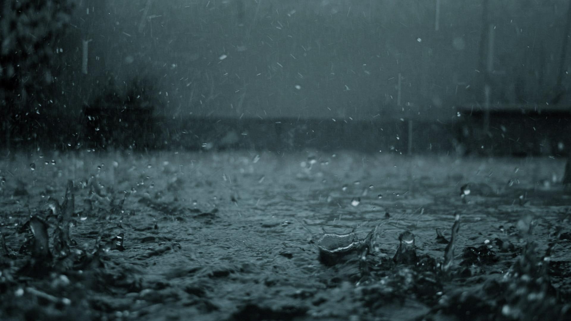 1080P, rain, days, water, nature, rainy, 3d and abstract, HD Wallpaper