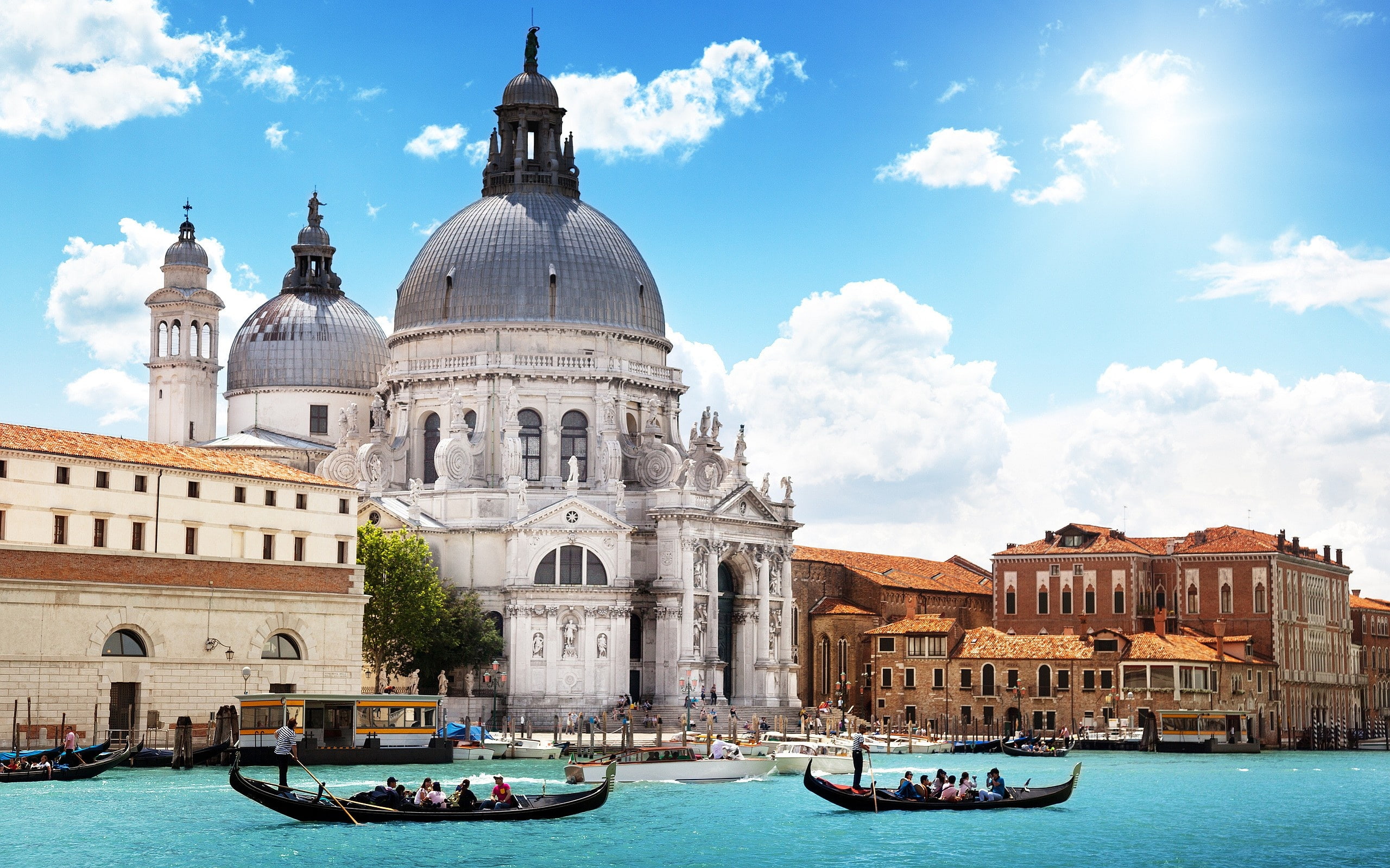 santa, cityscape, Venice, della, 2K, city, Cityscapes, salute, maria, HD Wallpaper