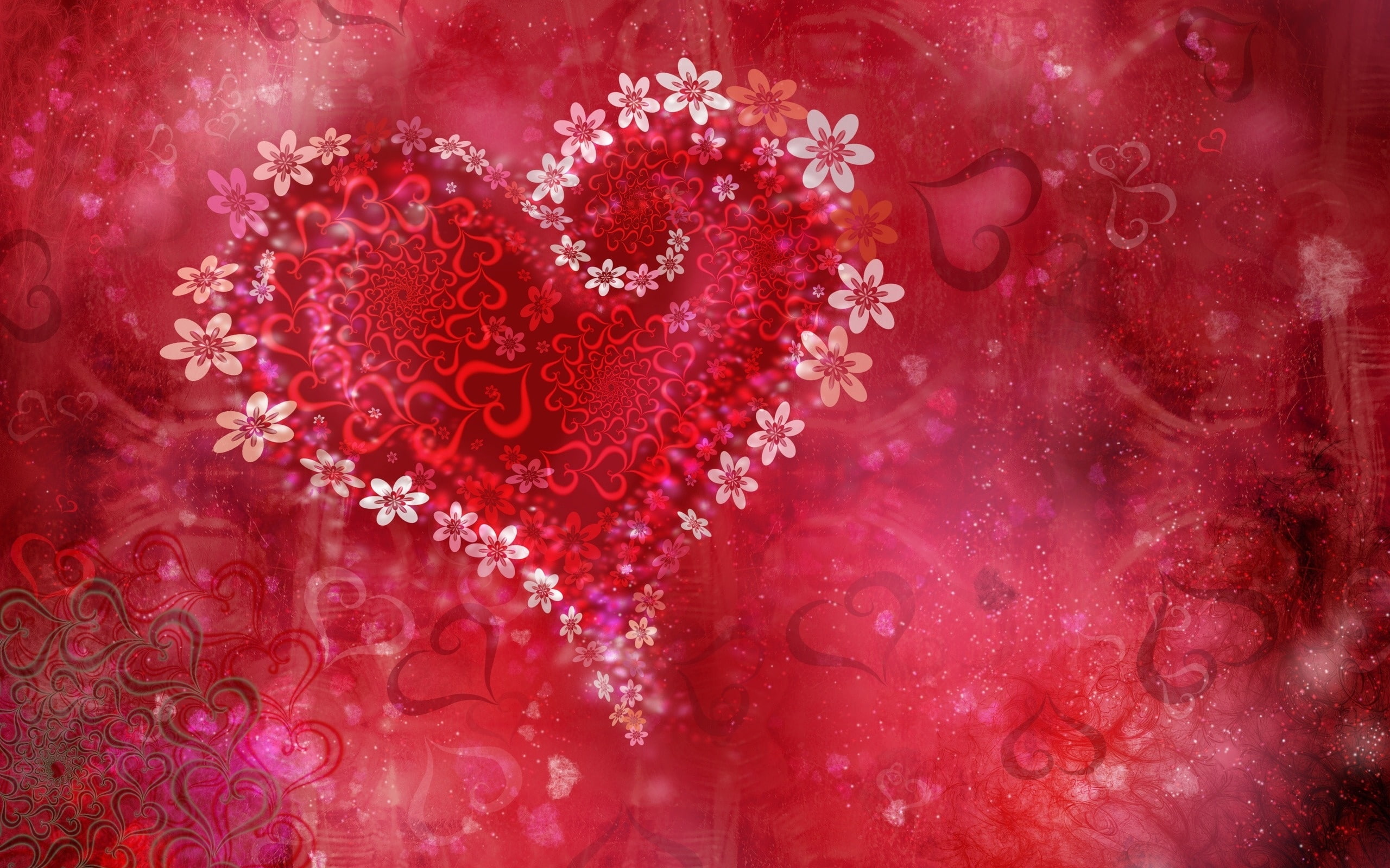 2K, Flower, Love, Day, flowers, Valentine, s, HD Wallpaper