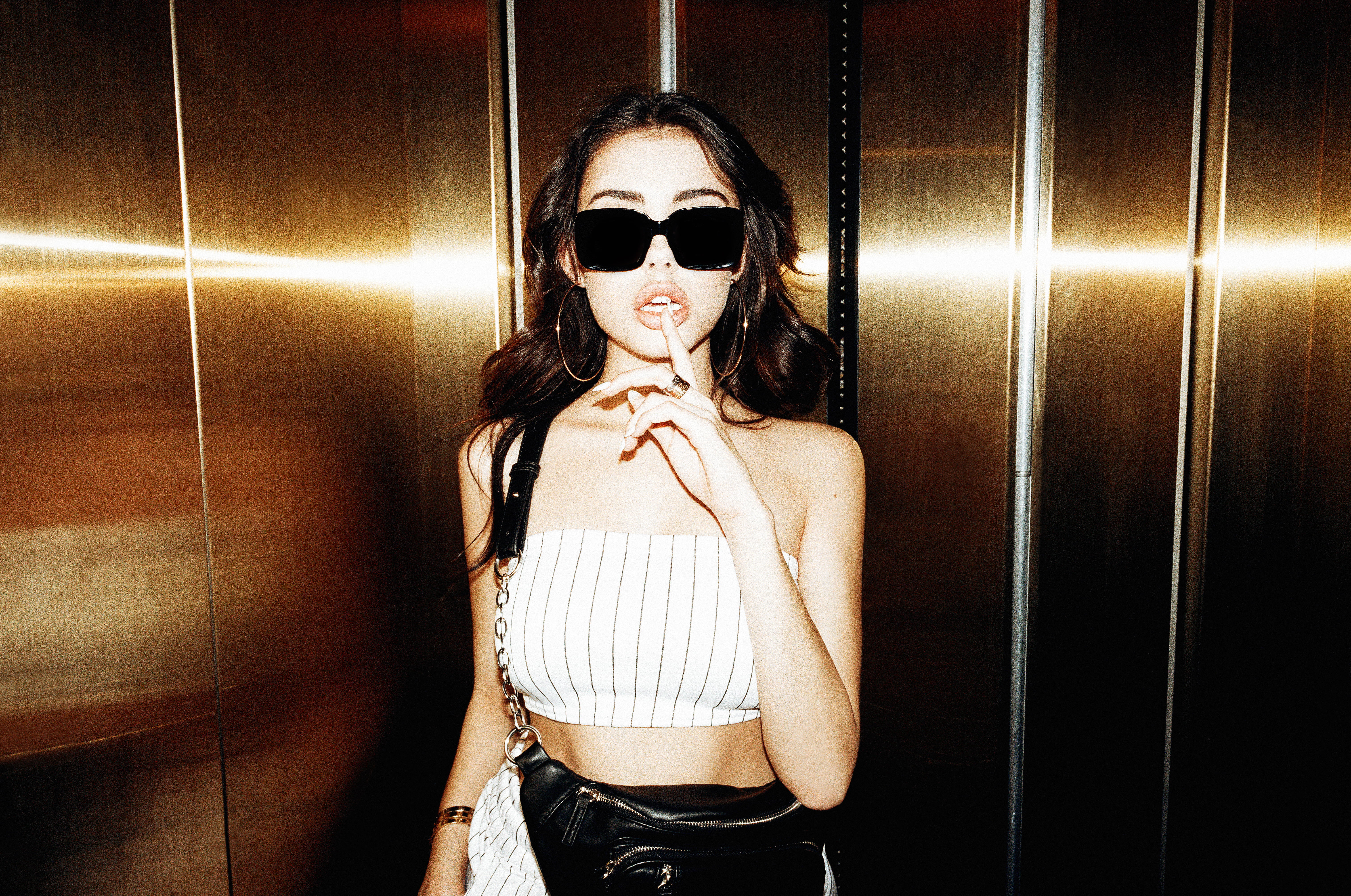 Madison Beer, 5K, Sunglasses, Singer, American, Singers, HD Wallpaper