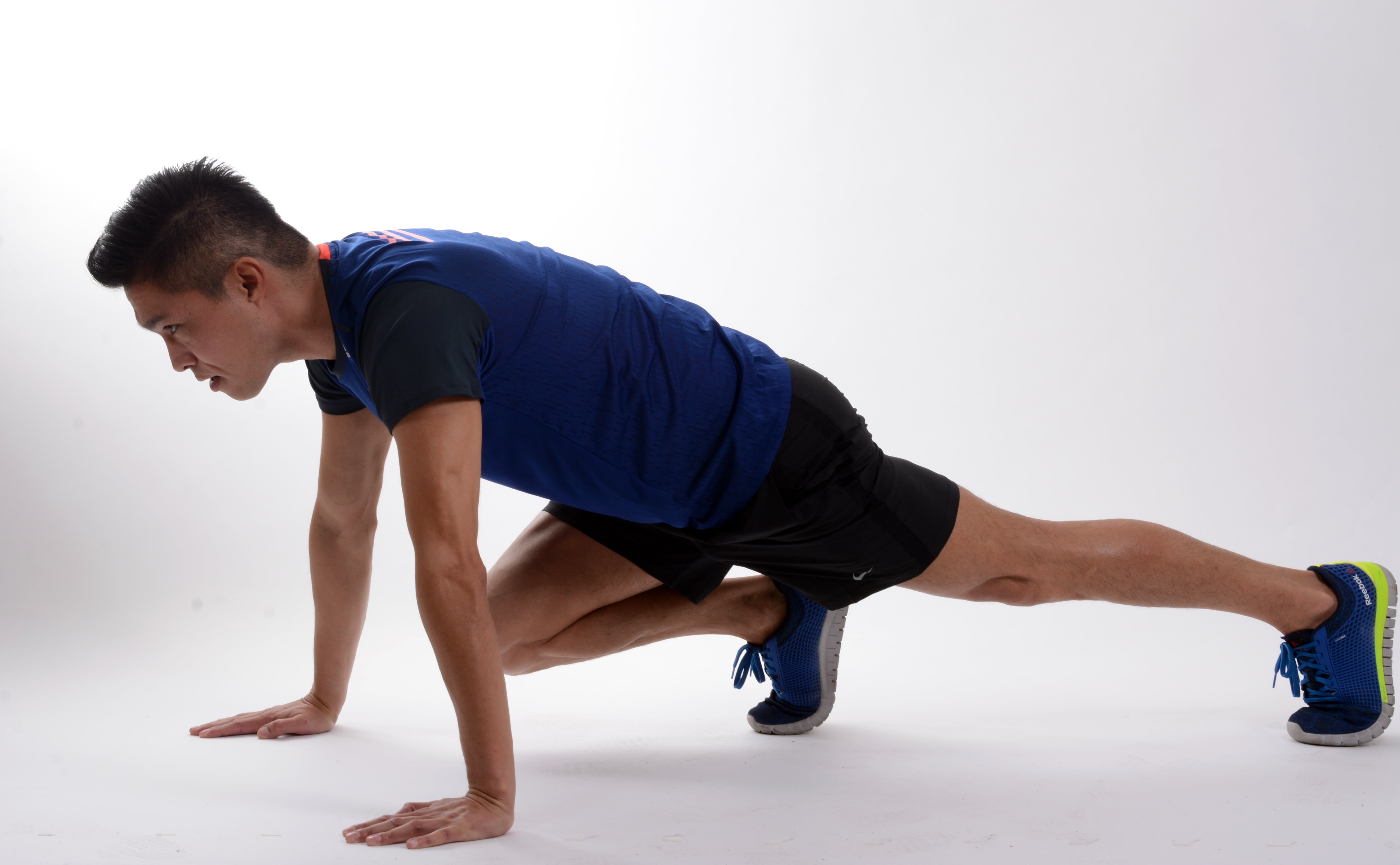 fitness, keiji yoshiki, lifestyles, human limb, adult, coach, looking, grabbing, body, sports clothing, clothing, full length, shirtless, exercising, bending, HD Wallpaper