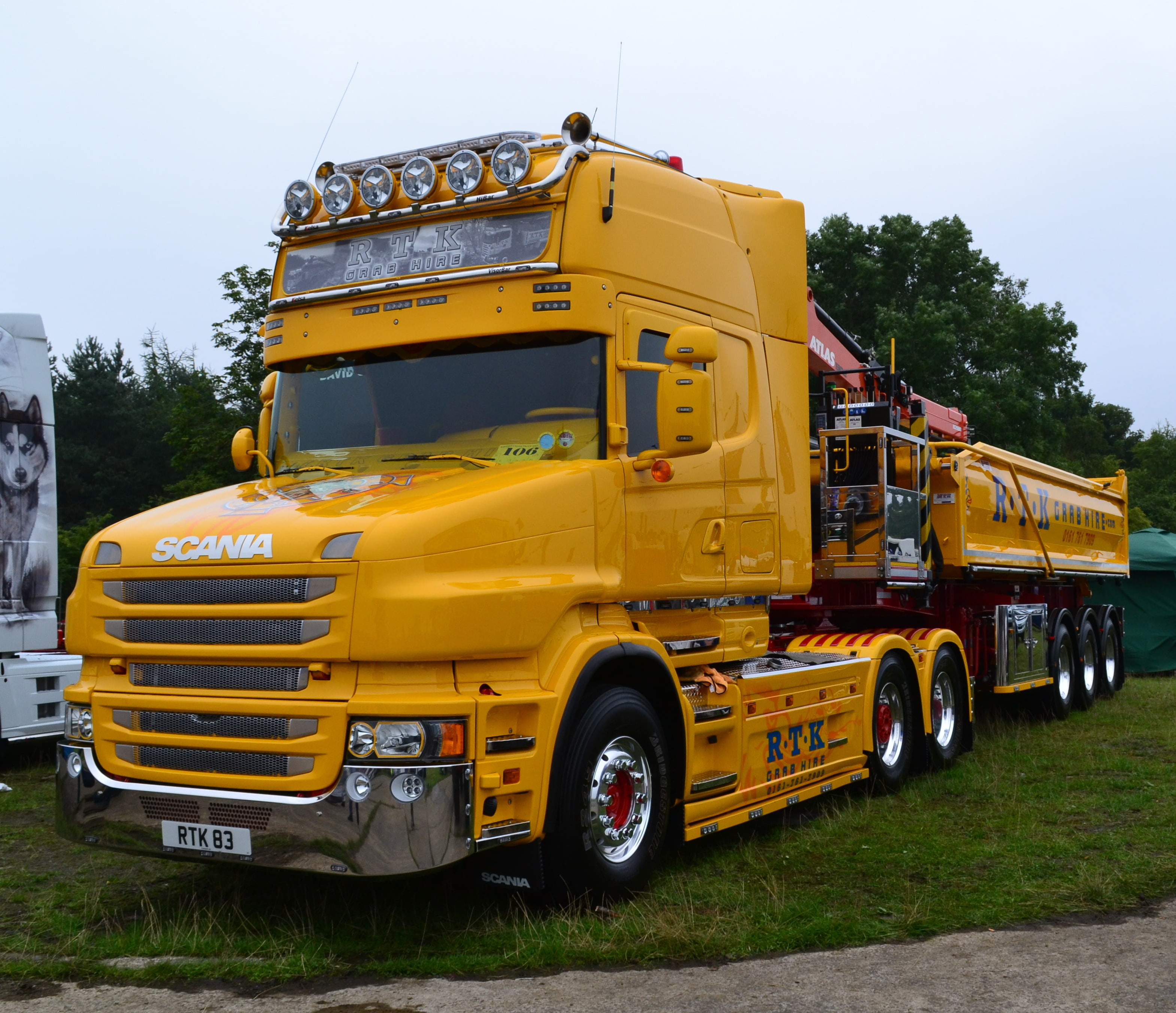 r t k, 2K, grab, topline, hire, scania, HD Wallpaper