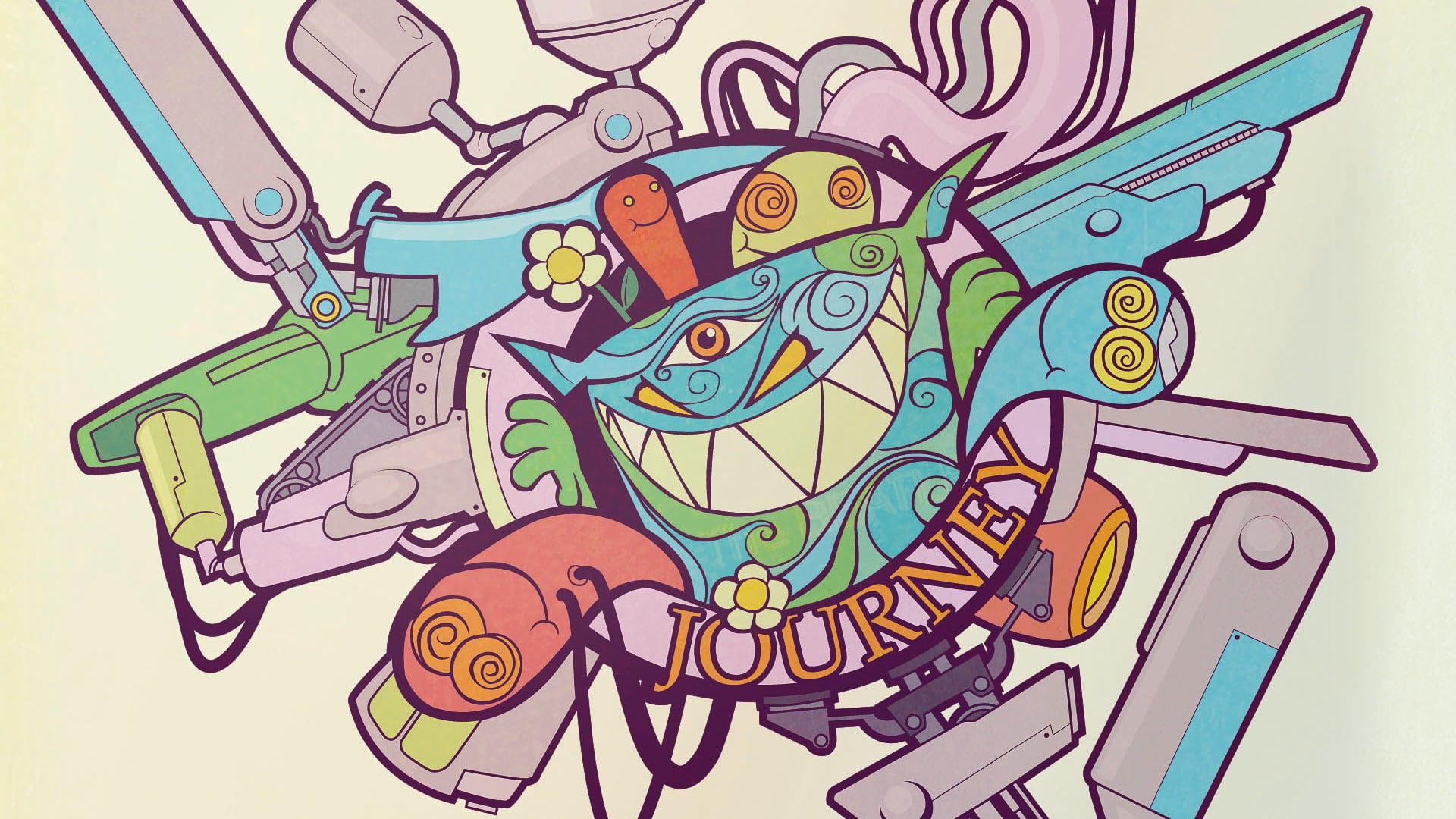 emotion, art and craft, 1080P, psychedelic, creativity, mammal, sport, challenge, outdoors, fun, mural, food and drink, artwork, communication, no people, HD Wallpaper
