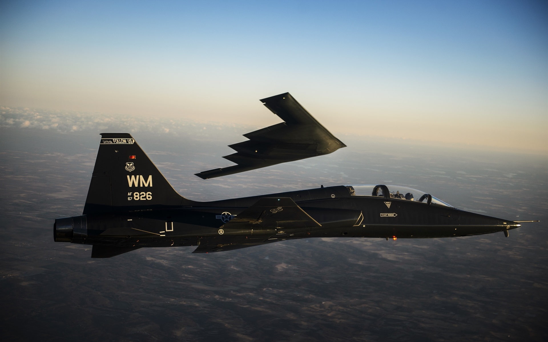 b, t, Airplane, 1080P, Bomber, Flight, Spirit, Talon, Supersonic, HD Wallpaper