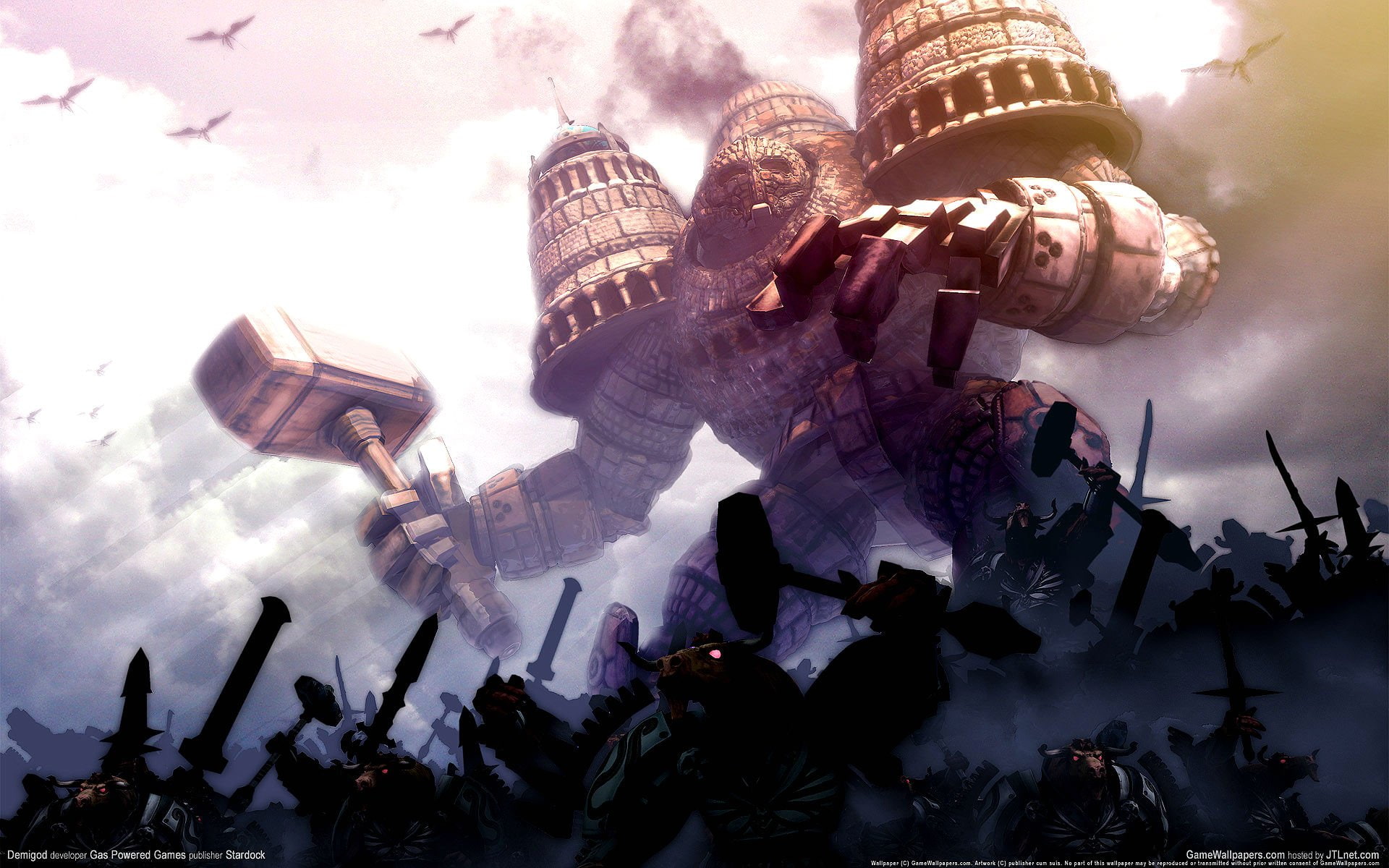 tactical, 1080P, online, fantasy, strategy, demigod, fighting, HD Wallpaper