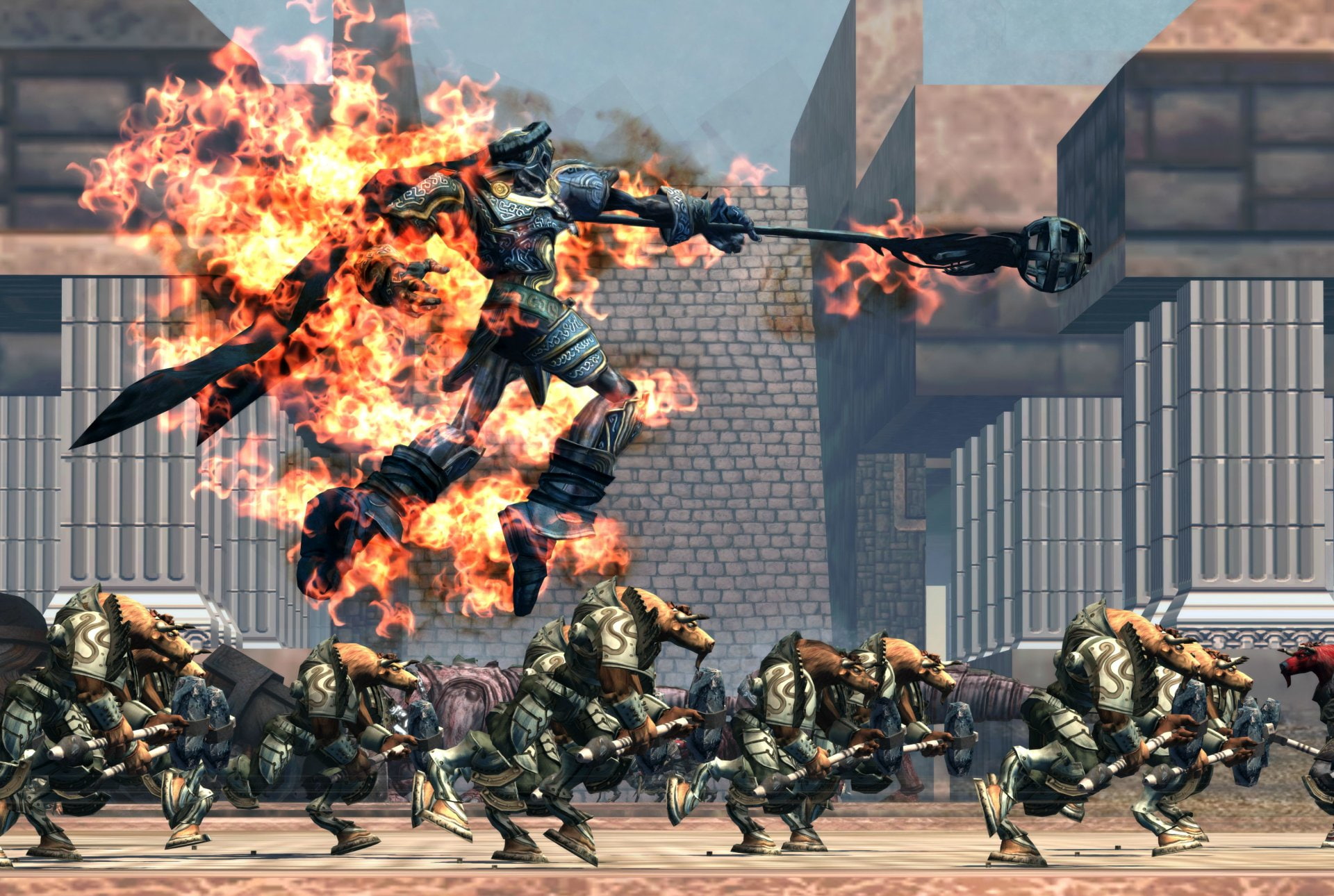 Demigod, Fire, Fantasy, 1080P, Egypt, War, Video Game, HD Wallpaper