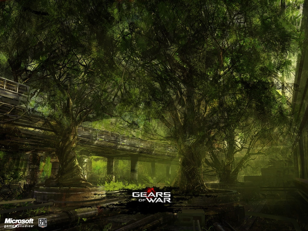 games, greenhouse, hd, gears, war, 480P, gow, art, video, gears of war, HD Wallpaper