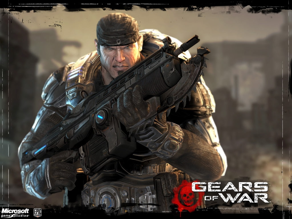 480P, Cog, hd, art, video, gow, gears of war, war, gears, games, HD Wallpaper