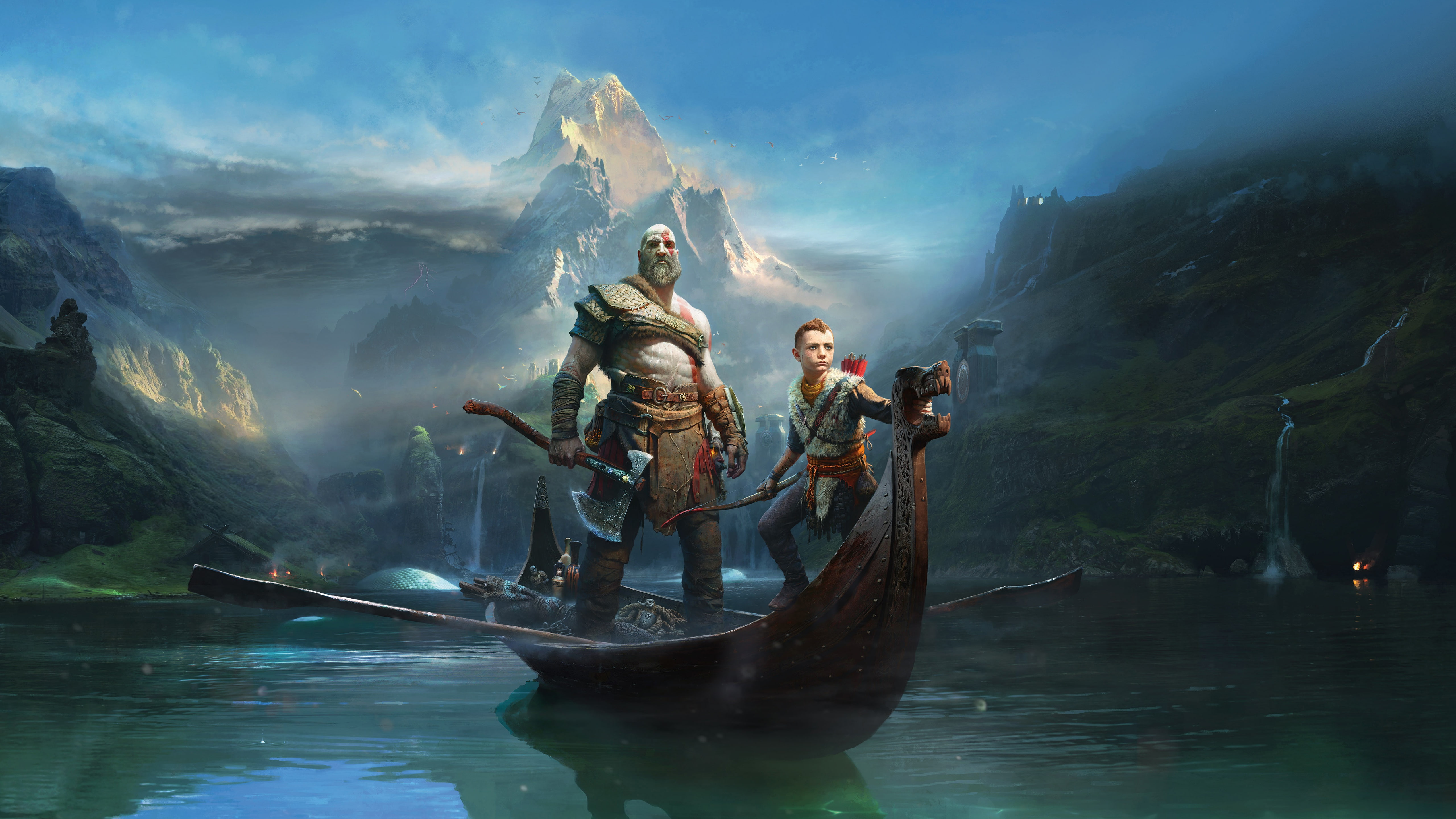 Santa Monica Studio, 5K, Kratos, Sony, 2017, God Of War, HD Wallpaper