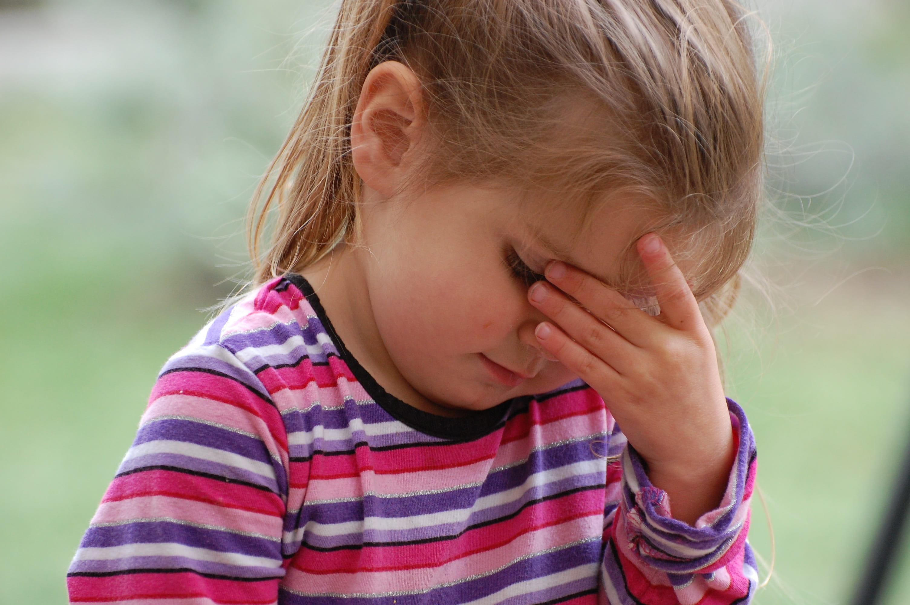 exhausted, female, women, multicolored, finger, hand, exasperation, sadness, sleeved, contemplation, expression, young, child, hair, stressed, 2K, focus, HD Wallpaper