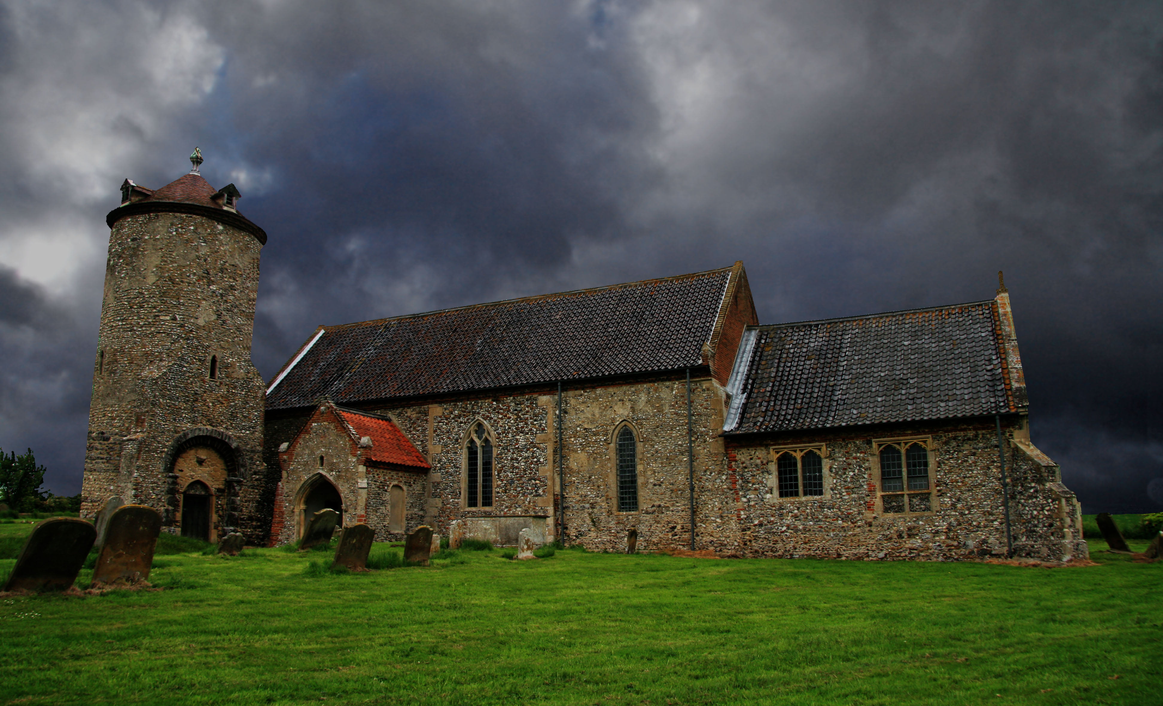 church, United Kingdom, house, norfolk, UK, medieval, daytime, Churches, Little Snoring, 4K, village, norfolk  england, architecture, concrete, history, HD Wallpaper