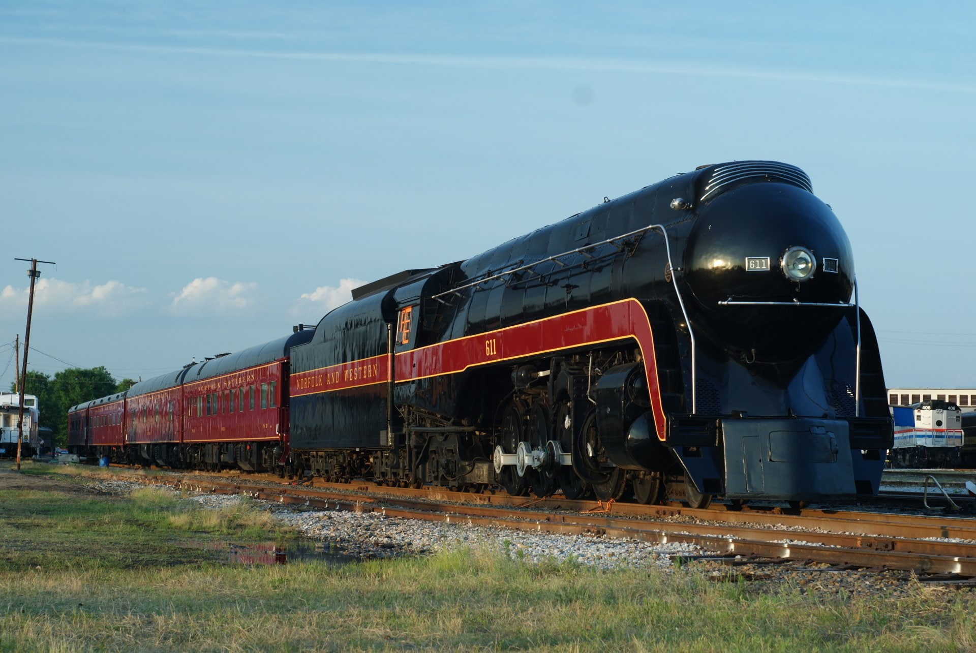 Norfolk and Western, Vehicles, Train, 1080P, J 611, HD Wallpaper