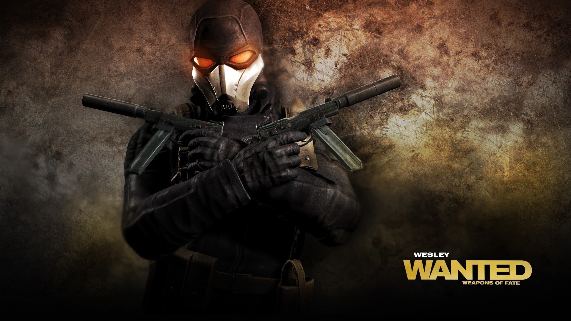 1080P, Glove, Weapon, gun, Game, Assassin, man, Belt, Wanted Weapons of Fate, Overcoast, Mask, HD Wallpaper
