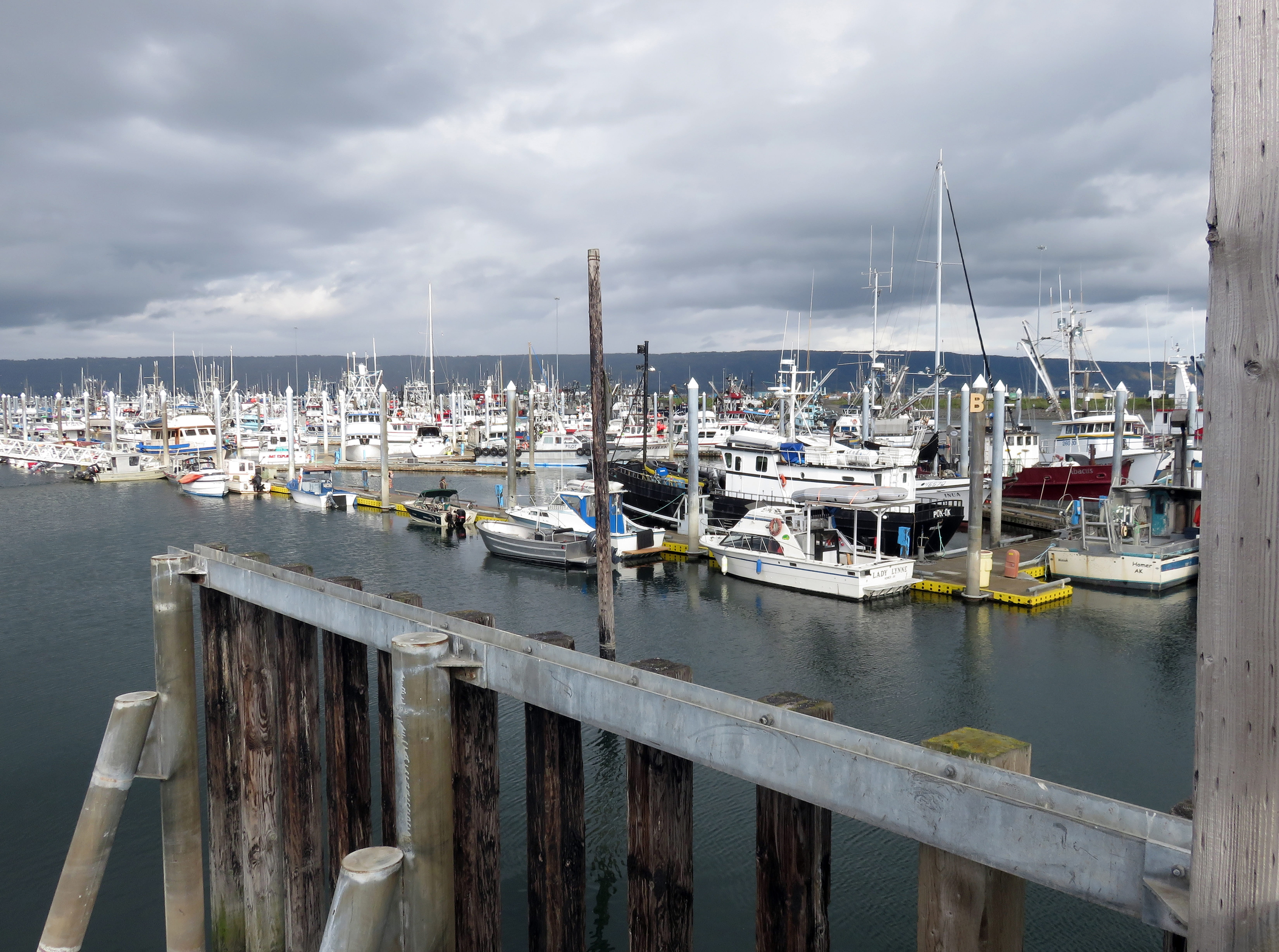 built structure, ocean, safety, building exterior, boat, calm before the storm, marina, reflection, cloud - sky, fishing, homer, nature, sailboat, scenic, HD Wallpaper