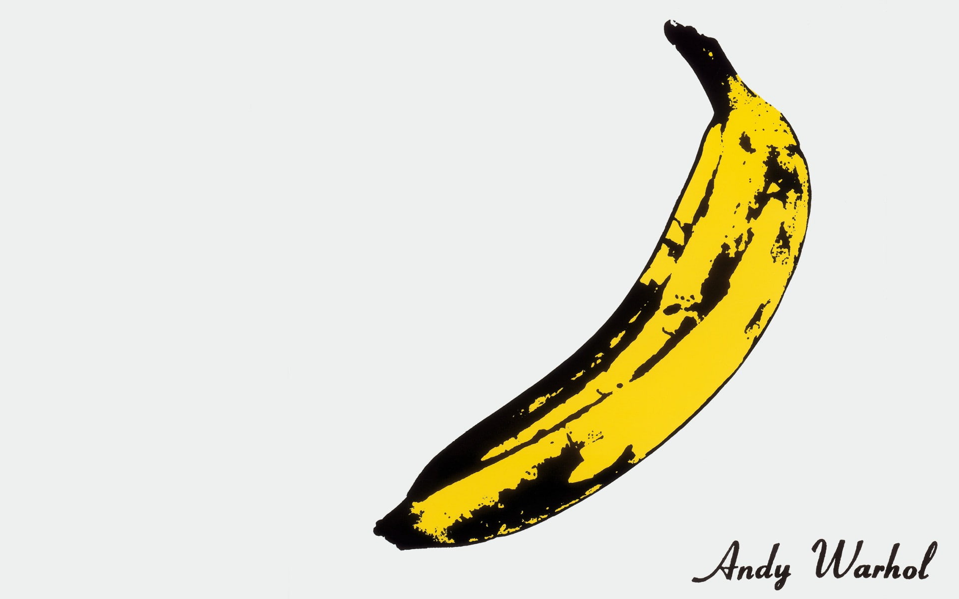 green color, text, indoors, bananas artwork andy warhol minimalism, no people, yellow, motion, communication, banana, copy space, studio shot, creativity, HD Wallpaper