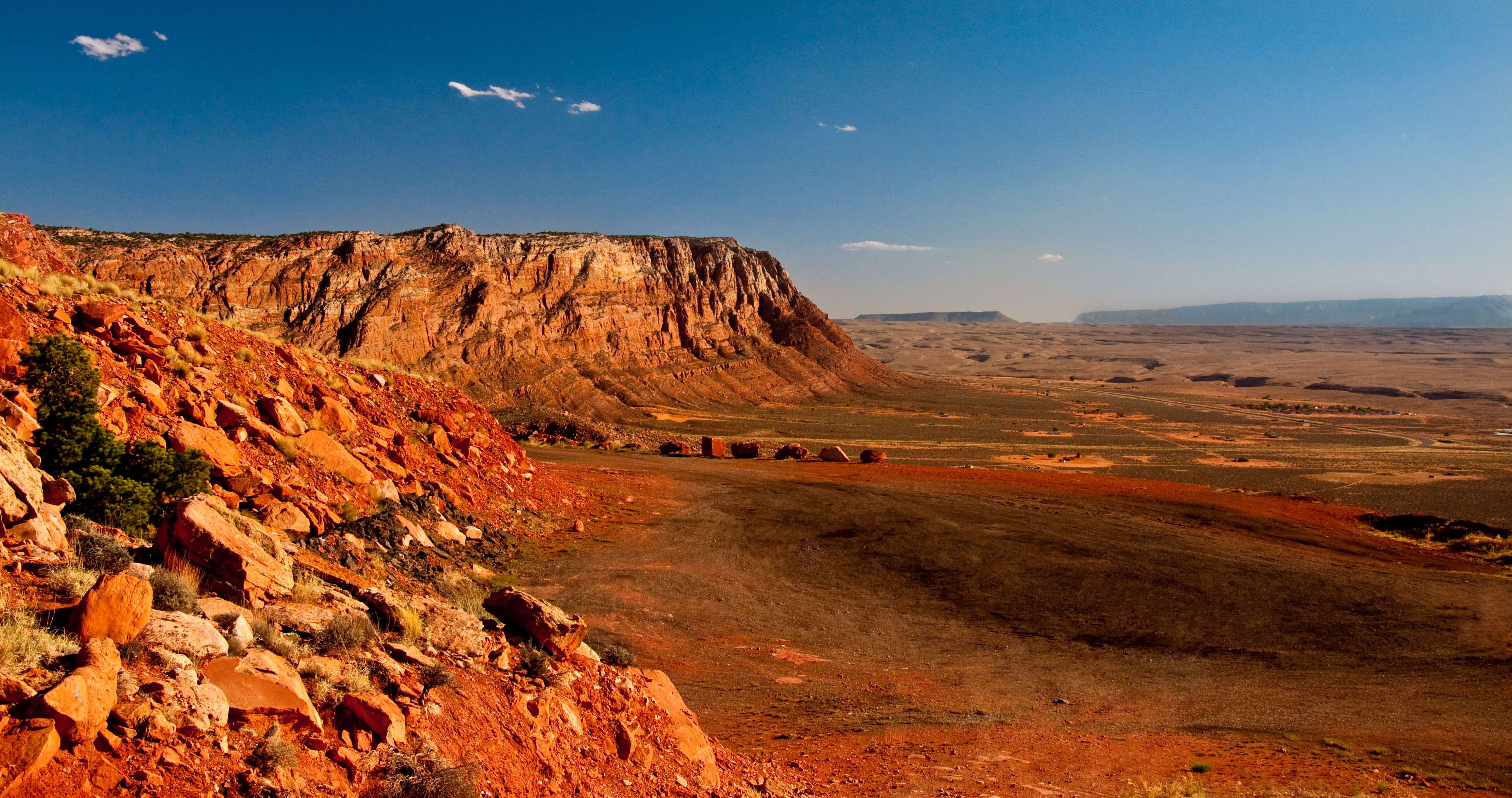 daytime, uSA, plateau, mountain, arizona, grey, rock - Object, sky, outdoors, nature, 4K, travel, red, canyon, scenics, landscape, nikon  d90, Desert, HD Wallpaper