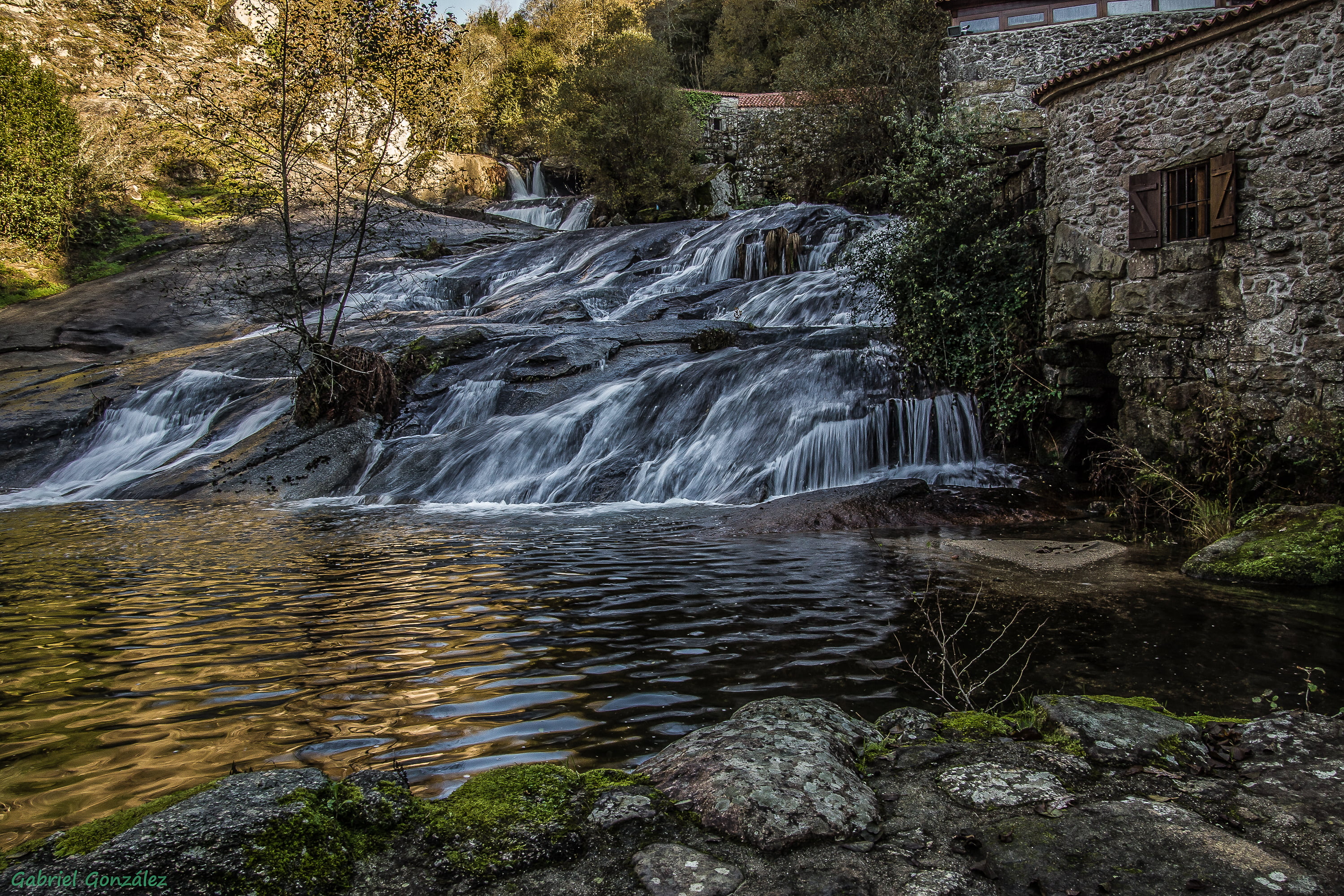 Galicia, Sony, river, de, Spain, macro, Gabriel, water, waterfalls, photography, timelapse photography, forest, timelapse, 2K, stream, tree, Tamron, landscape, HD Wallpaper