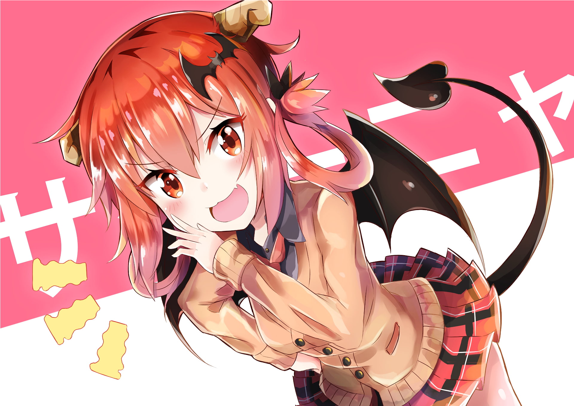 1080P, anime girls, Gabriel Dropout, Satanichia McDowell Kurumizawa, HD Wallpaper