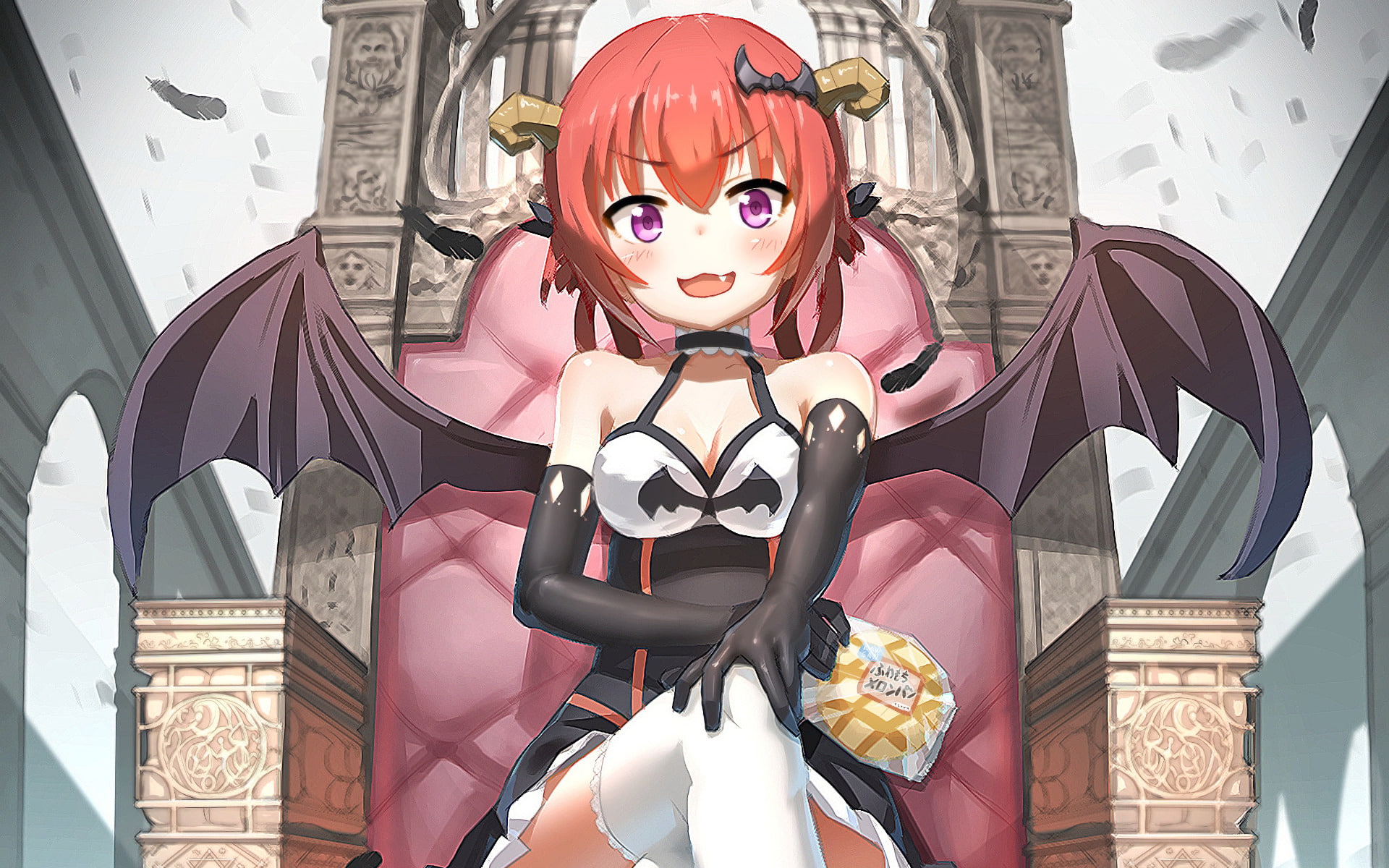Satanichia Kurumizawa McDowell, Gabriel DropOut, 1080P, Anime, HD Wallpaper