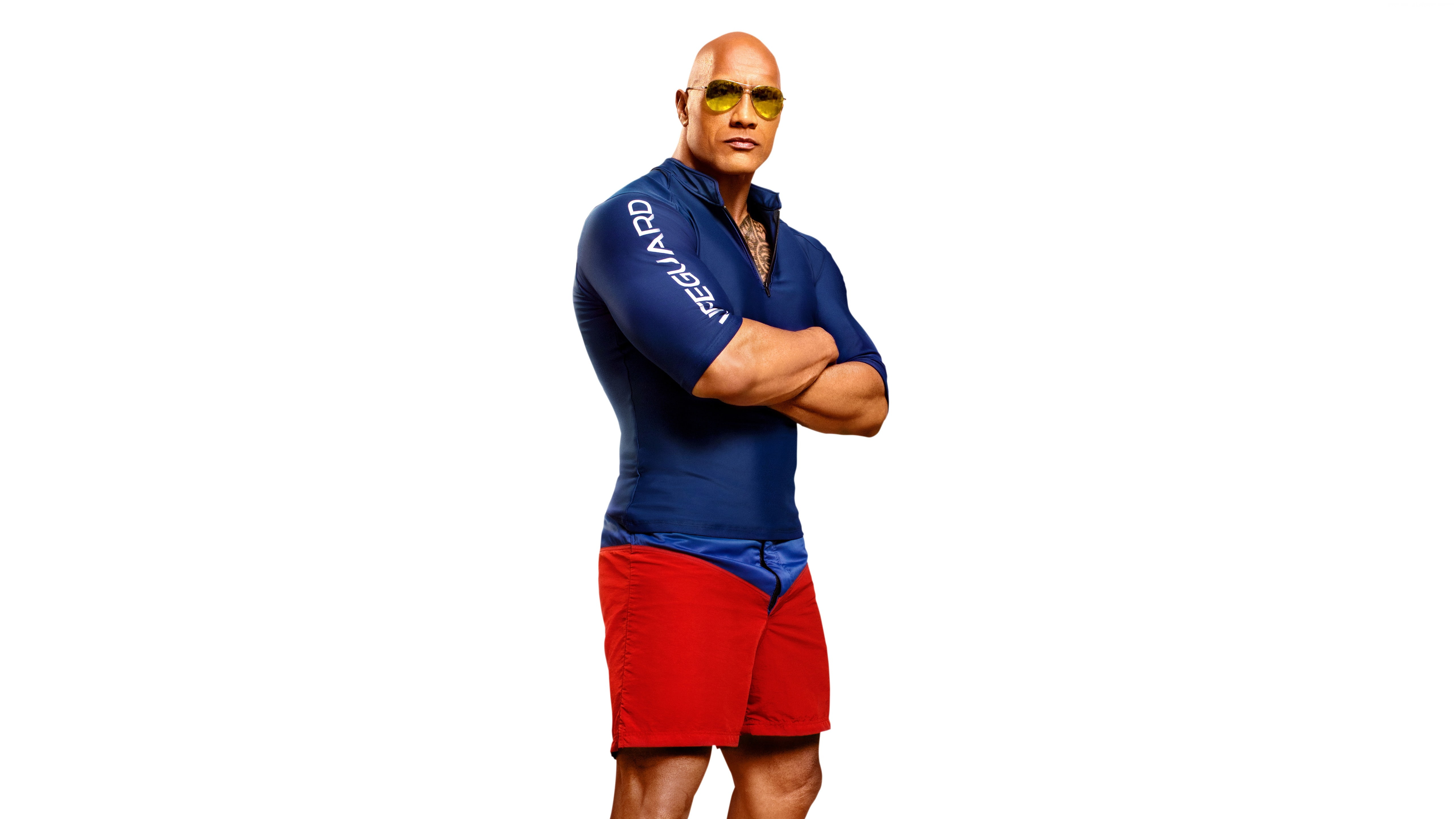 5K, Dwayne Johnson, 4k, 8k, Baywatch, HD Wallpaper