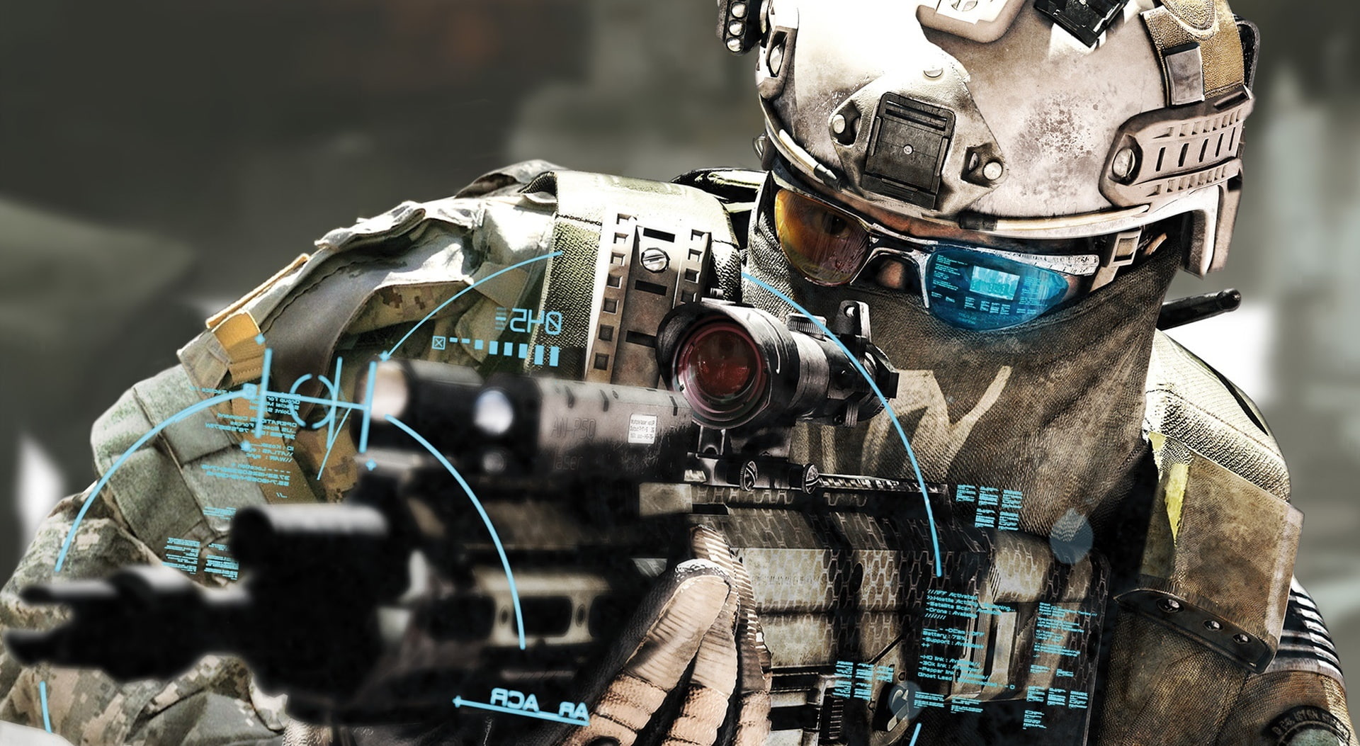 outdoors, old, security, tom clancys ghost recon, rifle, metal, tom clancys ghost recon future soldier, holding, headwear, day, hunting, safety, representation, HD Wallpaper