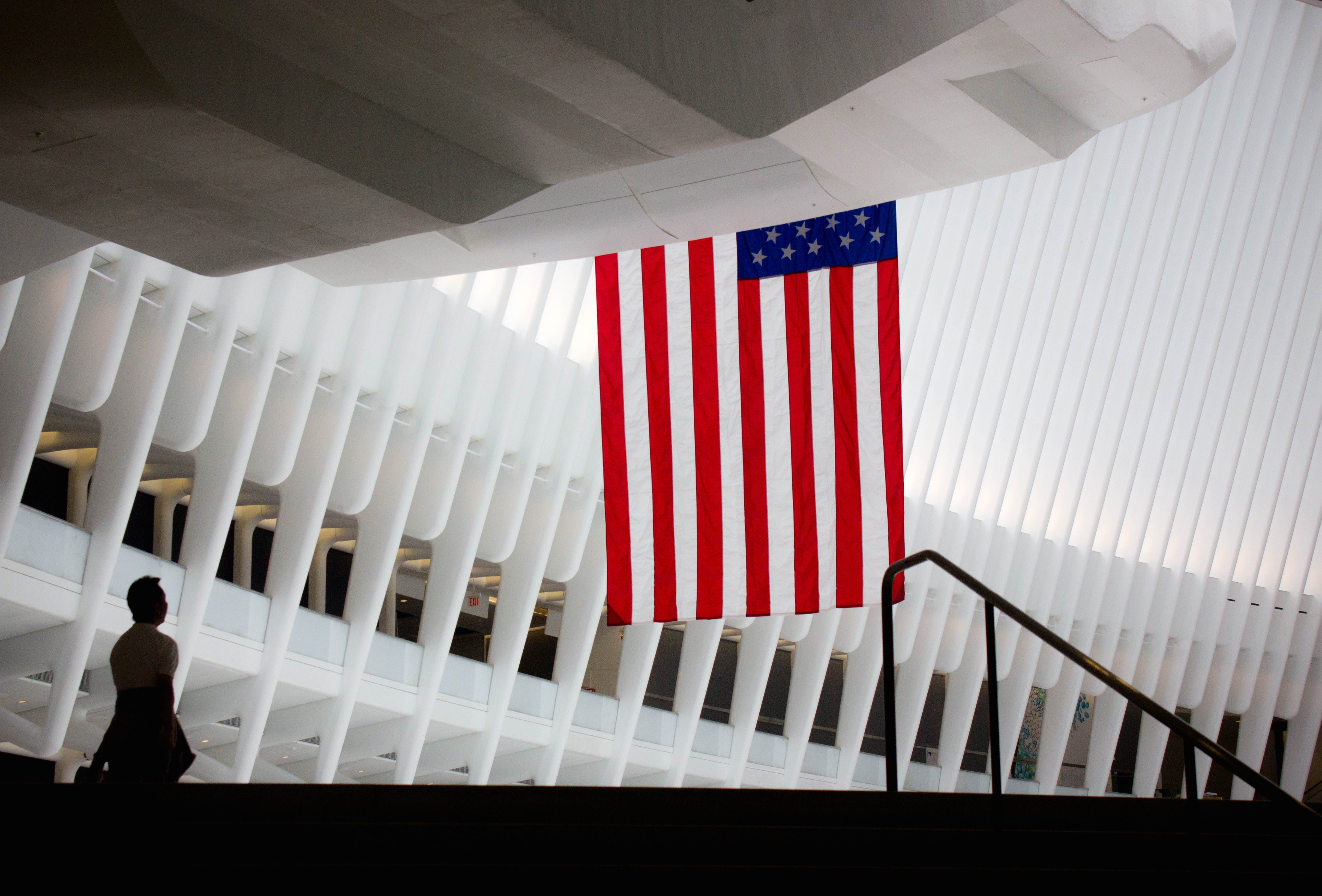 4K, person, world trade, patriotism, u, usa, dom, interior, power, real people, railing, men, oculu, white color, nature, rear view, hanging, s, architecture, HD Wallpaper