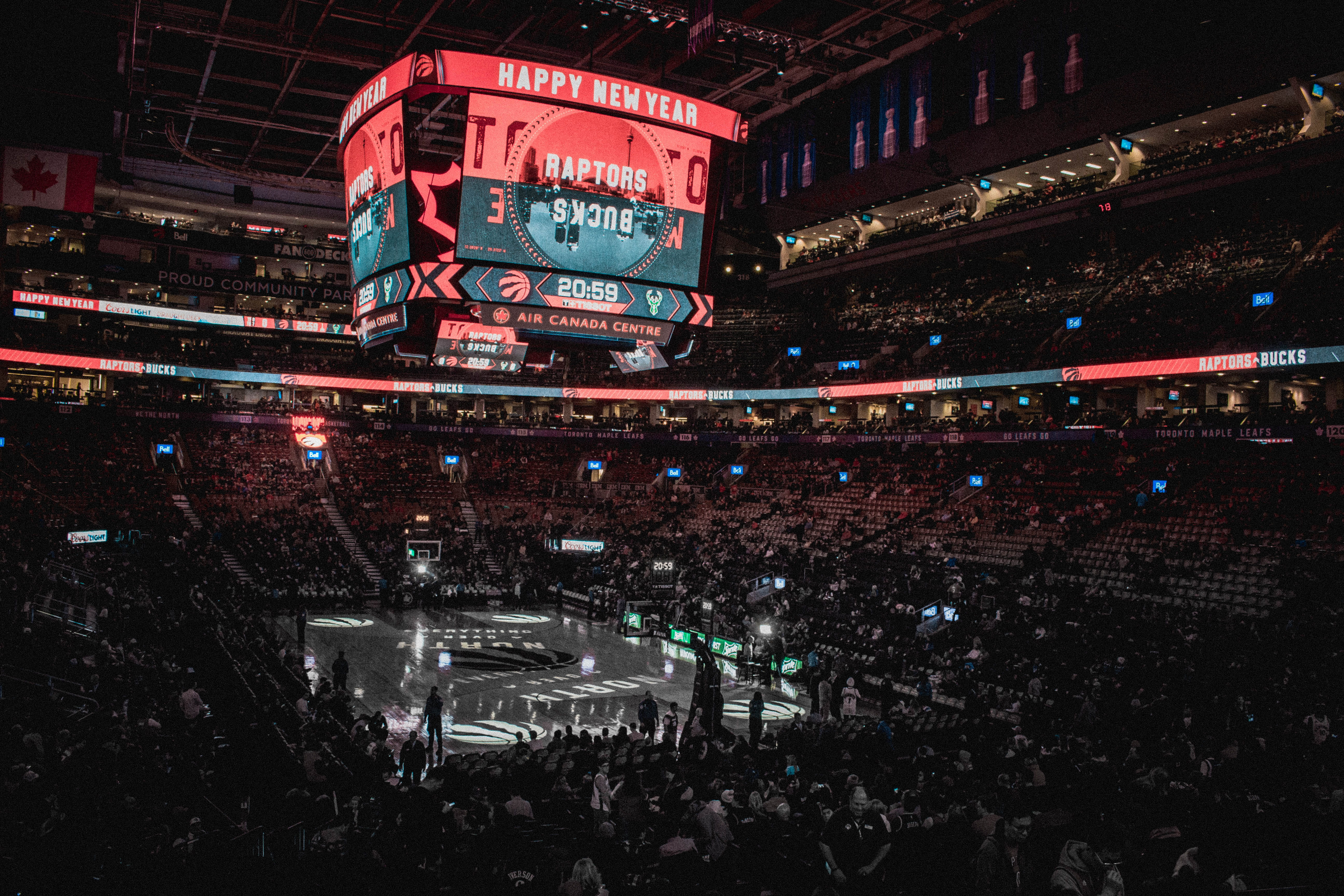 team sport, architecture, raptors, 6ix, 5K, popular music concert, arts culture and entertainment, game, winter sport, spectator, air canada centre, built structure, HD Wallpaper