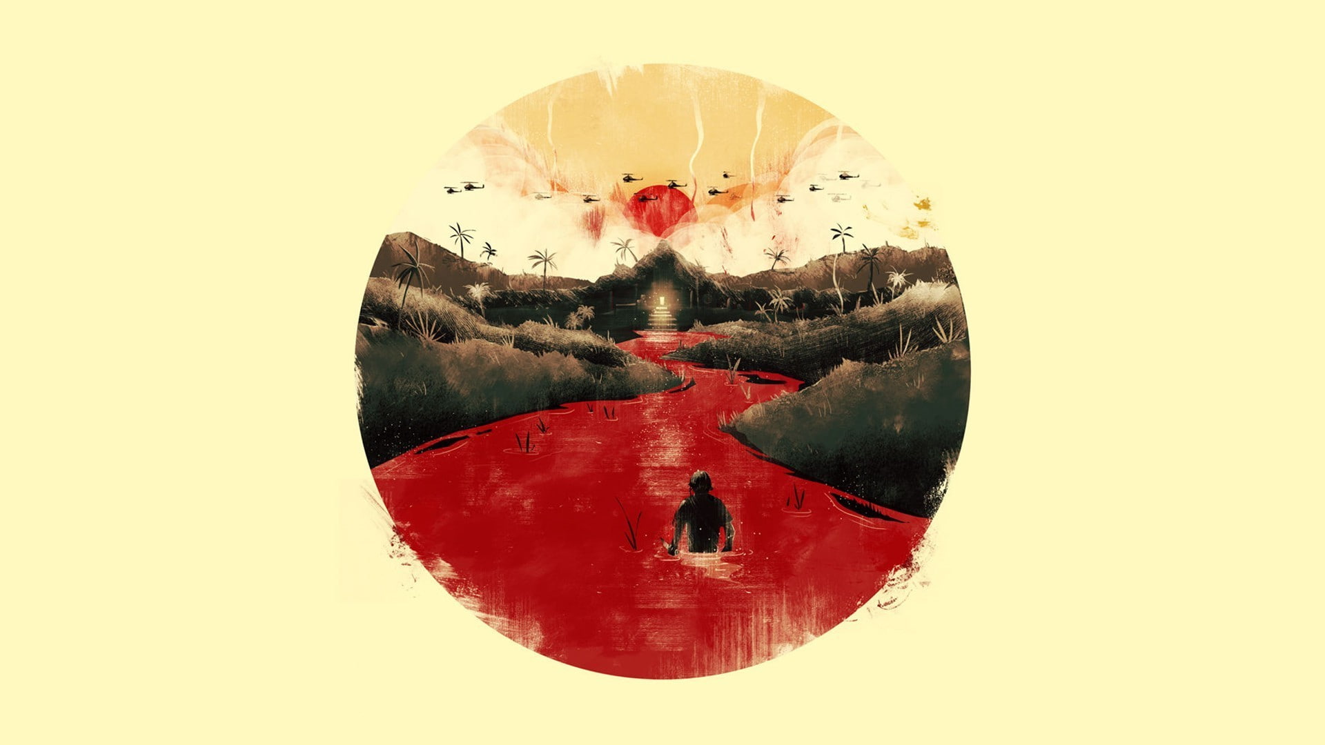 artwork, 1080P, movies, Apocalypse Now, HD Wallpaper