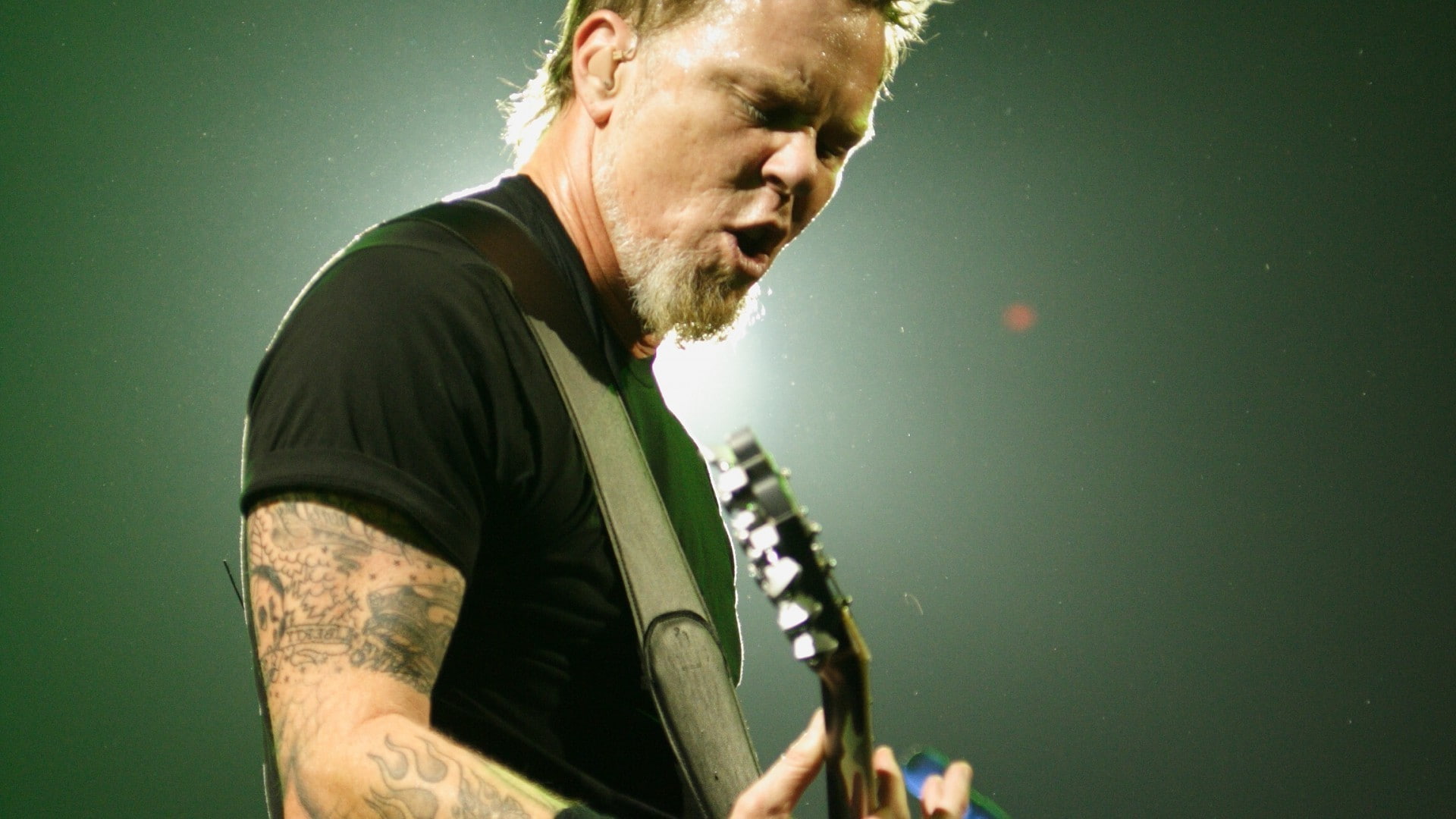 metallica james hetfield guitar tattoo beards heavy metal thrash metal metal music, 1080P, HD Wallpaper