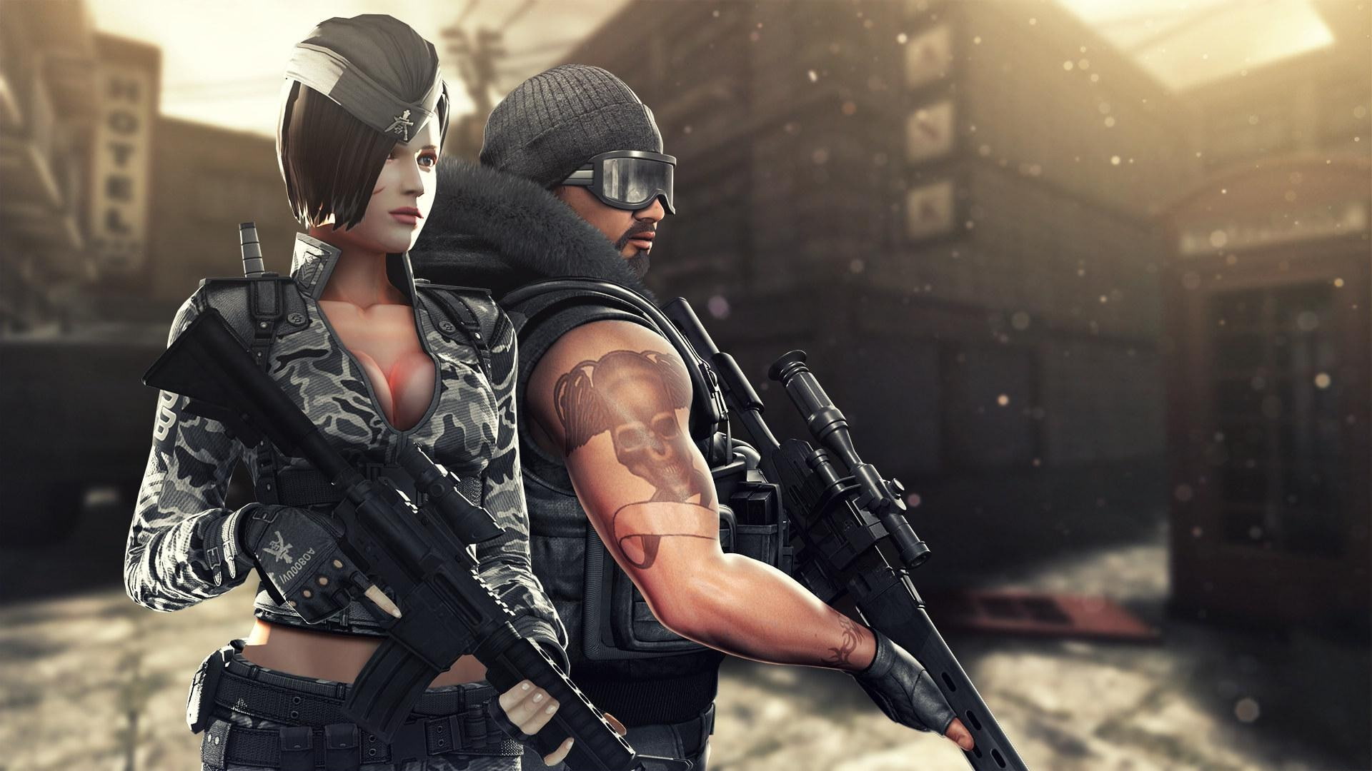 adult, clothing, government, blank, weapon, games, special forces, protection, armed forces, desktop, women, people, law, point, handgun, safety, HD Wallpaper