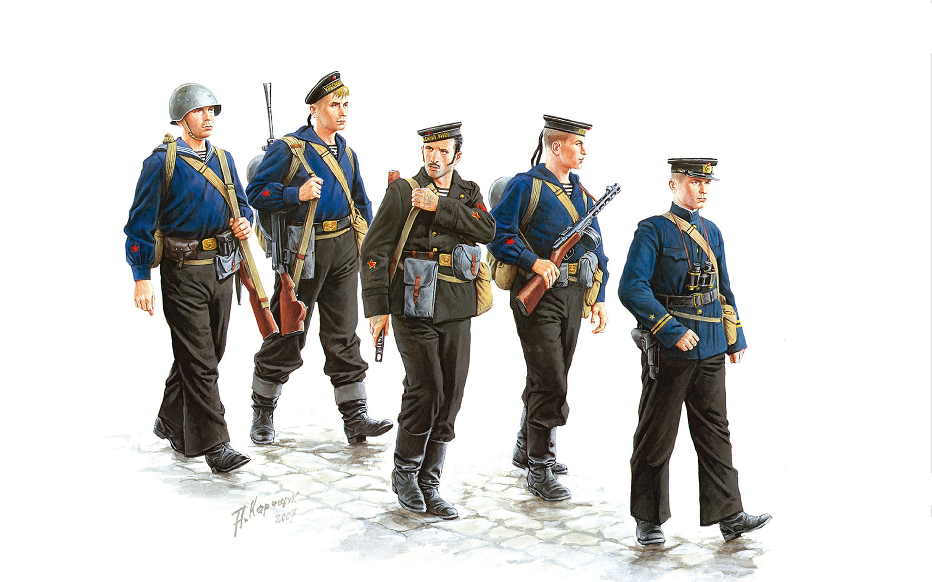 armed Forces, A. Karashchuk, caucasian Ethnicity, standing, group Of People, full Length, black jackets, russia, honor Guard, mature adult, coworker, army, HD Wallpaper