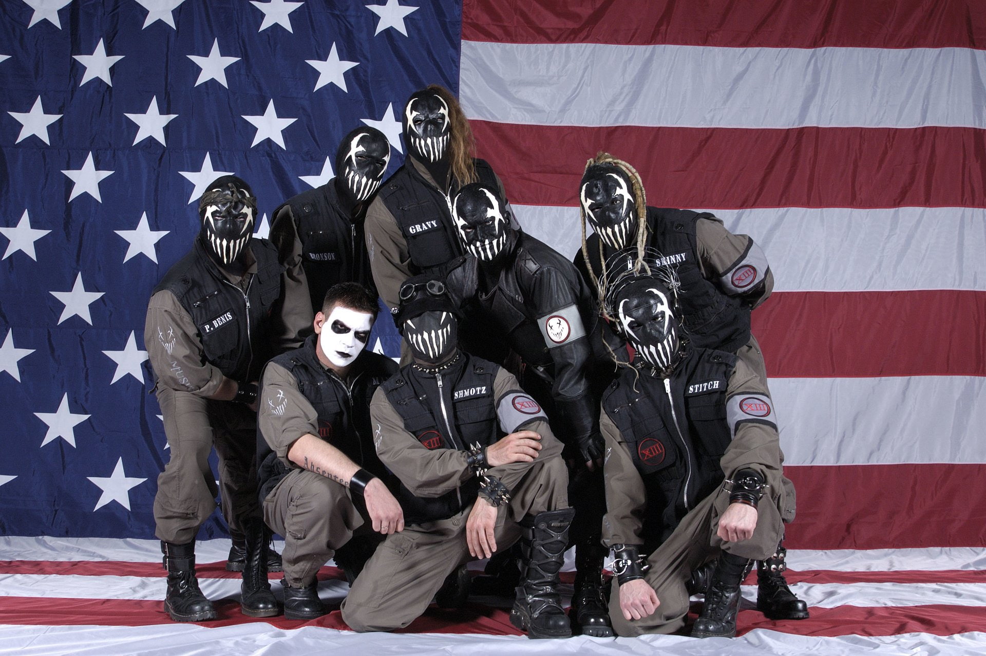 Band (Music), full length, flag, emotion, group of people, adult, uniform, men, people, indoors, military, safety, security, government, armed forces, police force, HD Wallpaper