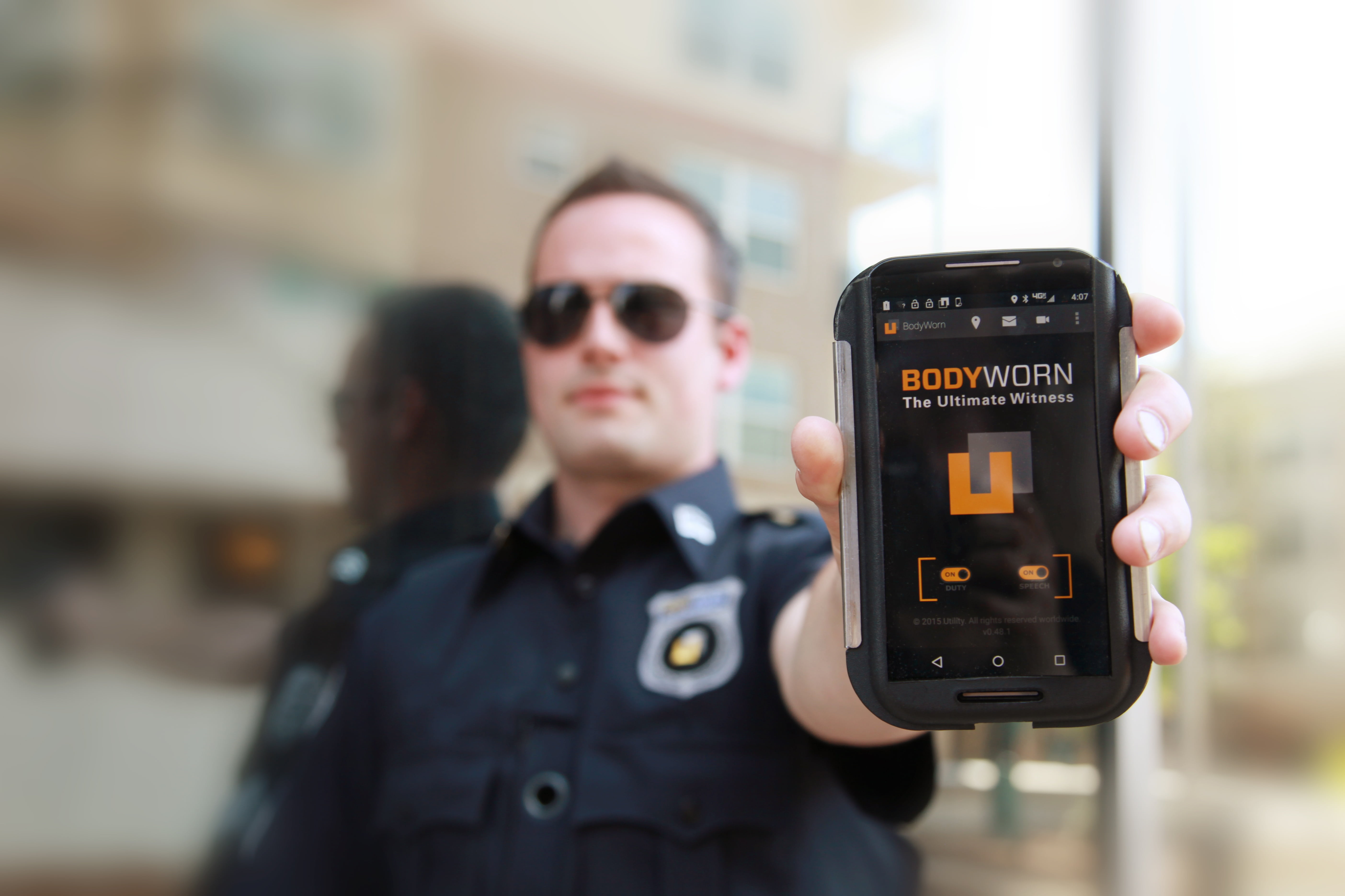 man, smartphone, protection, focus on foreground, police officer, on-body camera, body camera, technology, wireless technology, architecture, cops, guard, HD Wallpaper