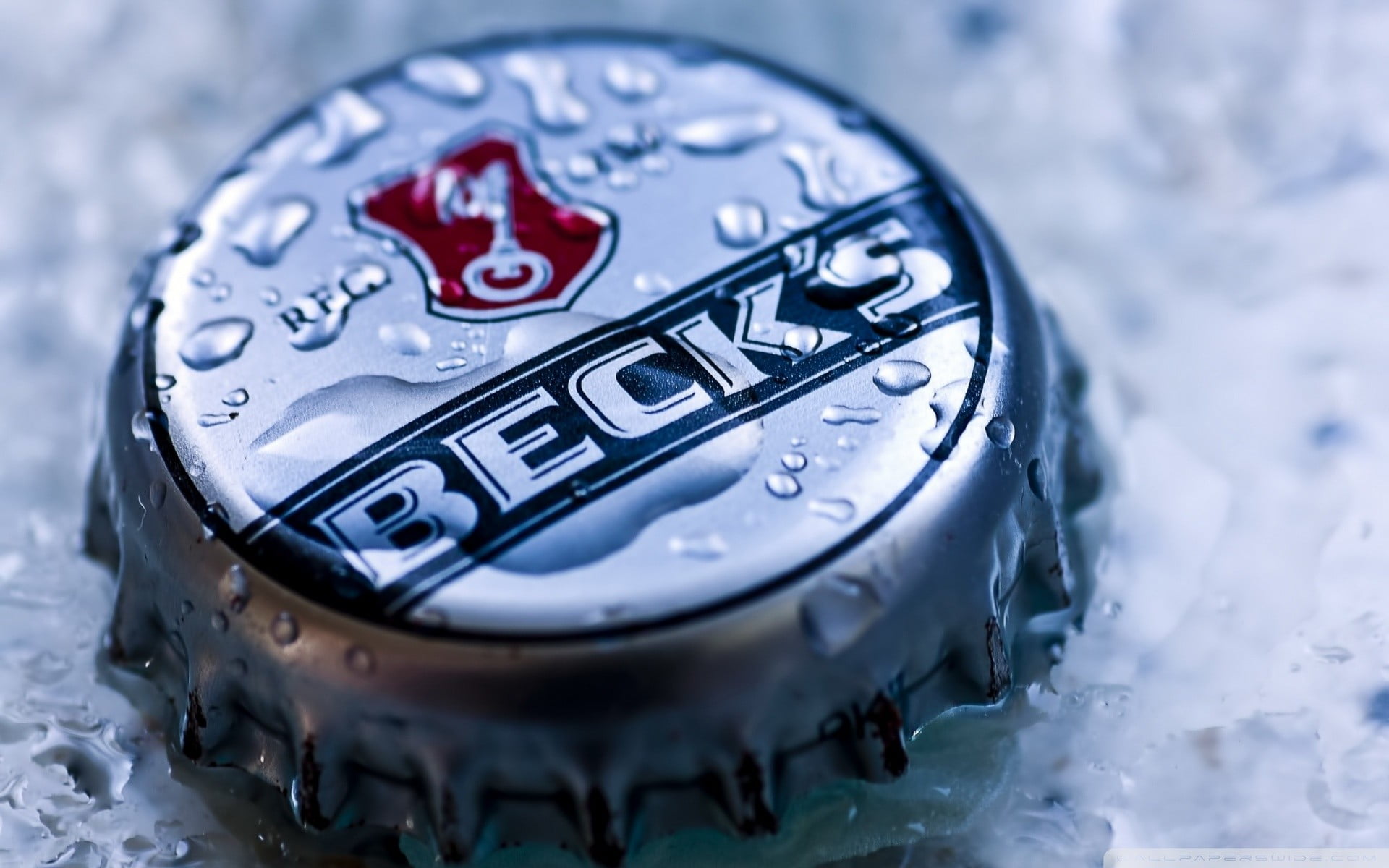 frozen, winter, time, silver colored, communication, 1080P, can, high angle view, selective focus, cold temperature, indoors, becks, nature, close-up, HD Wallpaper