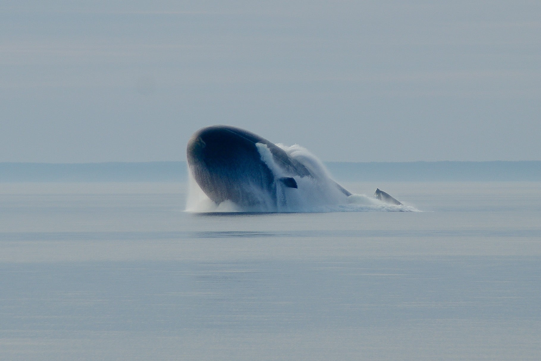 tail fin, 720P, sea, sea life, horizon over water, nuclear submarines, day, mammal, animal, vehicle, nature, ceramic, blue, military, outdoors, humpback whale, HD Wallpaper