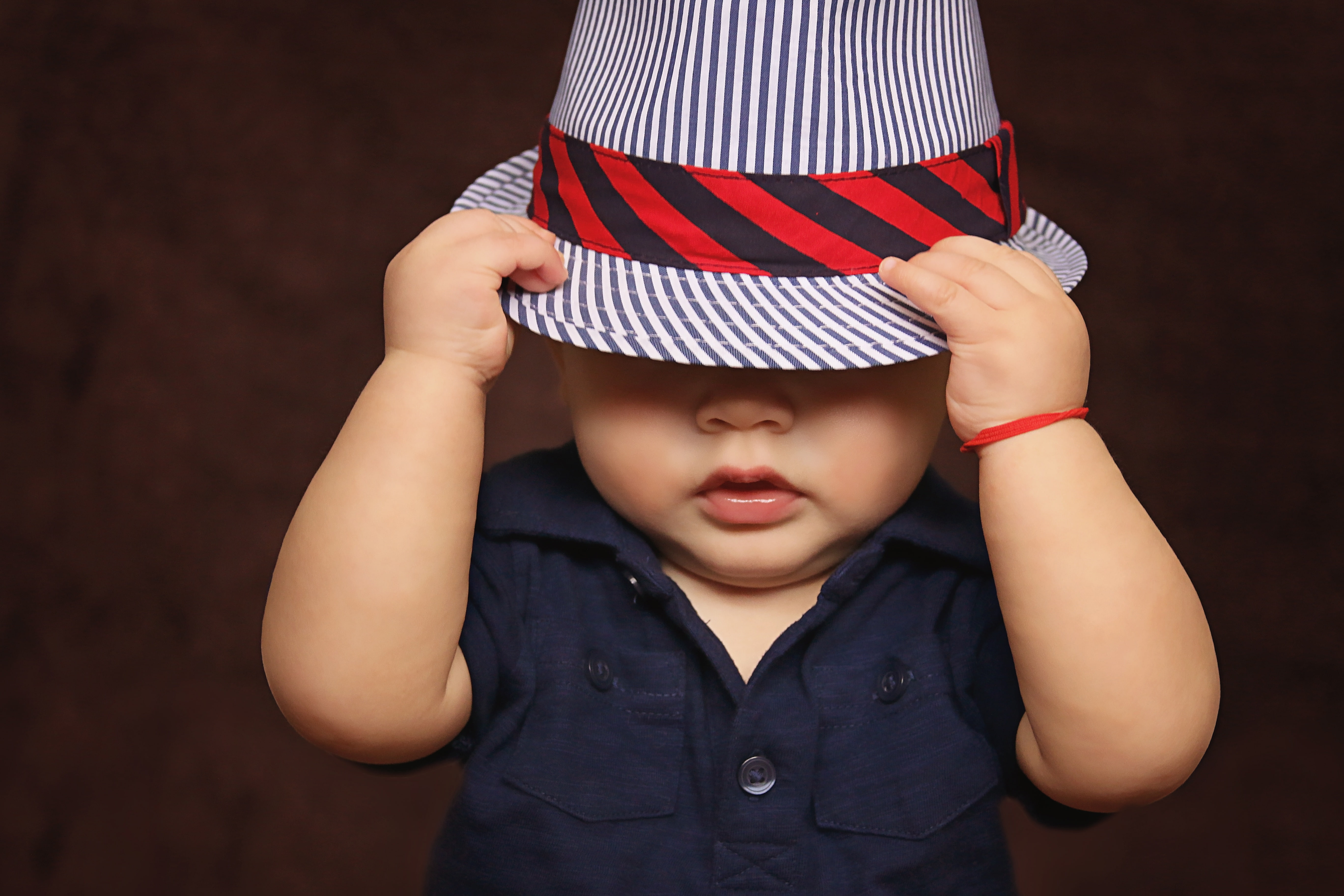 4K, Style, Cute baby boy, 5K, Hat, HD Wallpaper