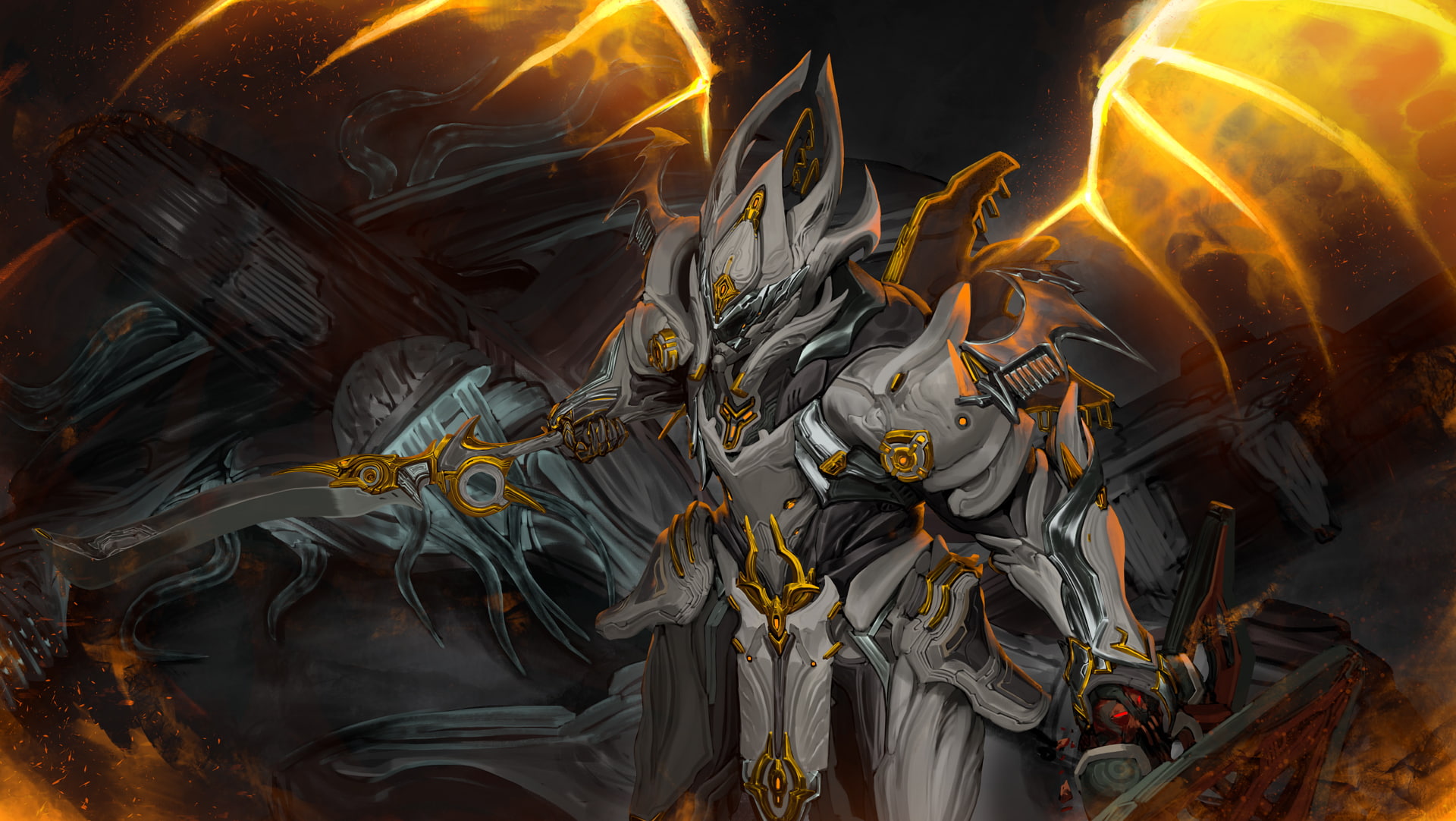 Warframe, Video Game, 1080P, Chroma (Warframe), HD Wallpaper