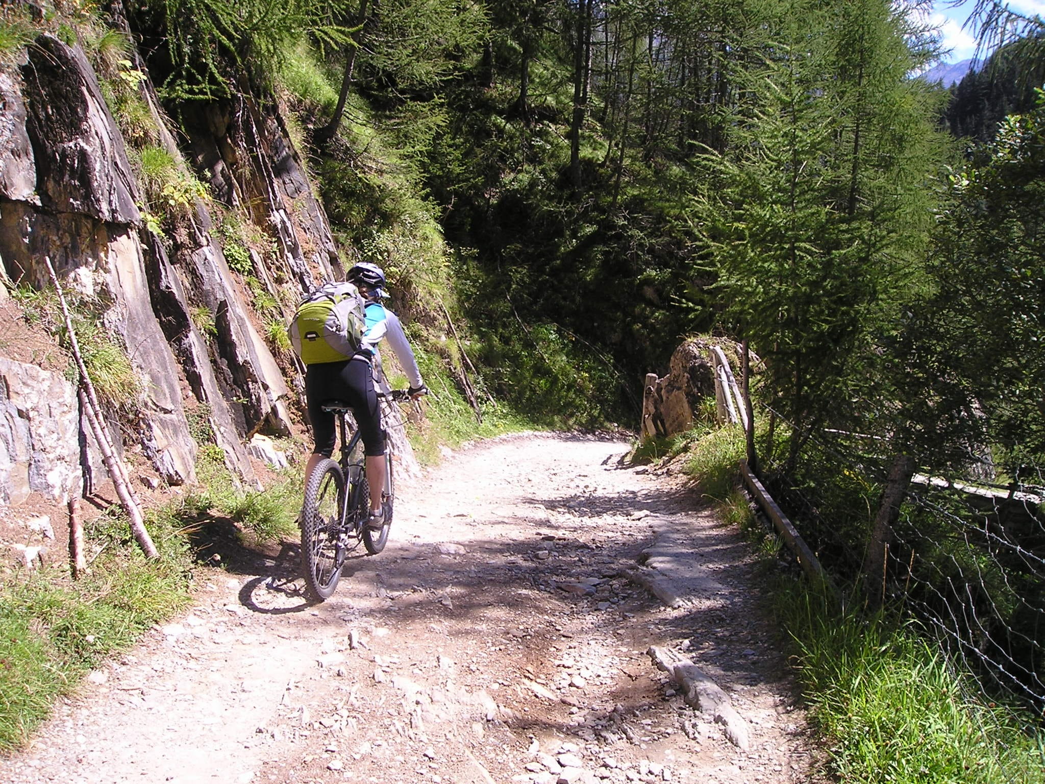 land vehicle, mountains, 1080P, exercising, bike, riding, Transalp, sports Helmet, moving, one person, real people, plant, cycling, leafed, Mountain Bike, HD Wallpaper