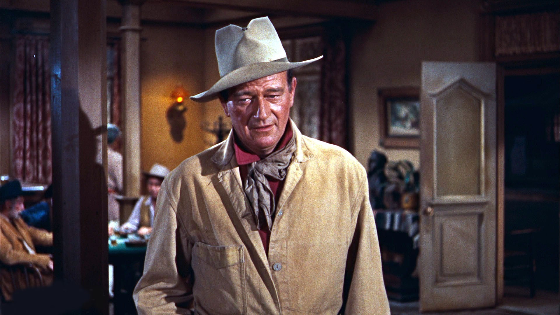 western, 1080P, John Wayne, Rio Bravo, movies, HD Wallpaper