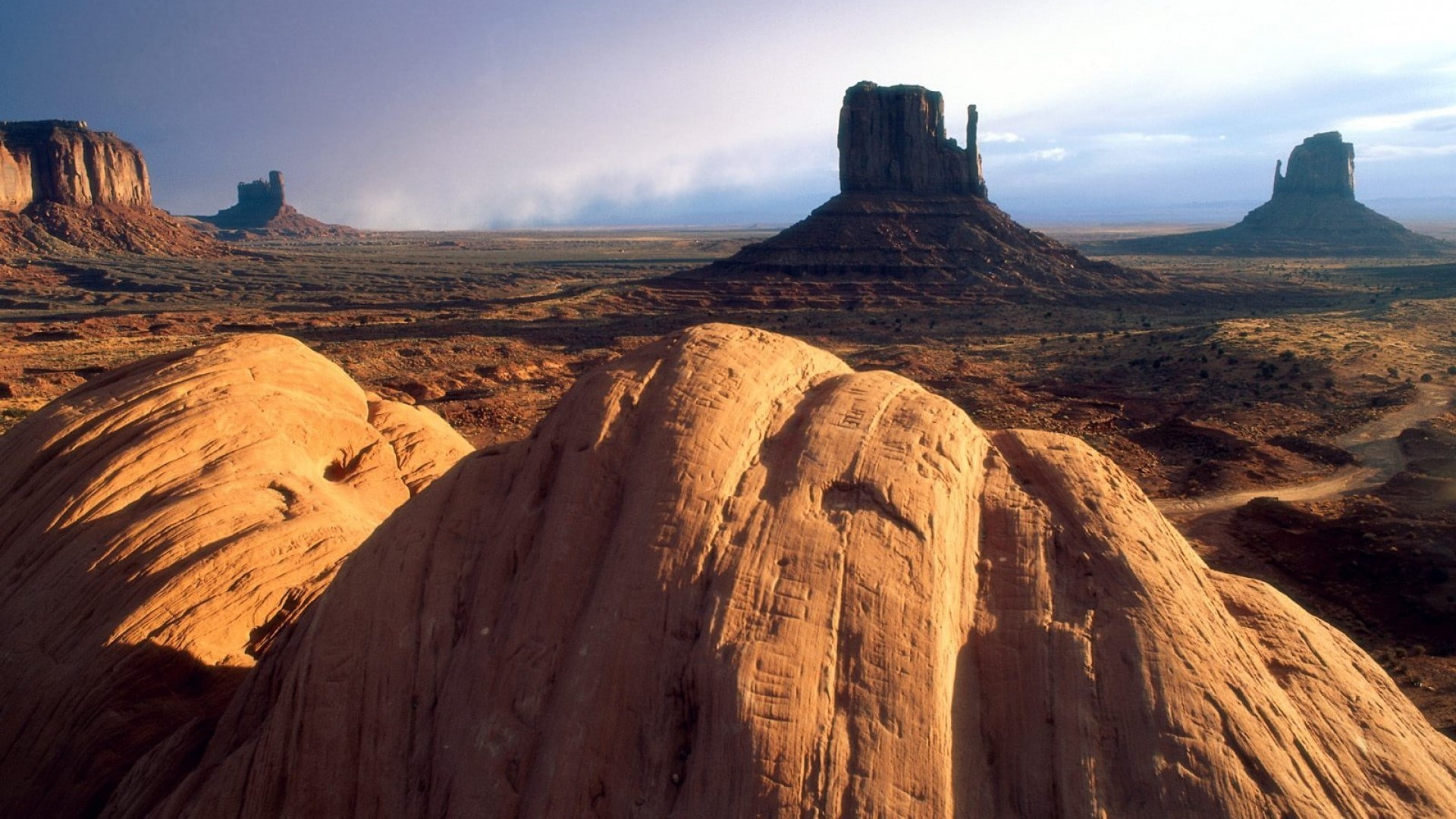 Monument Valley, 1080P, landscape, USA, HD Wallpaper