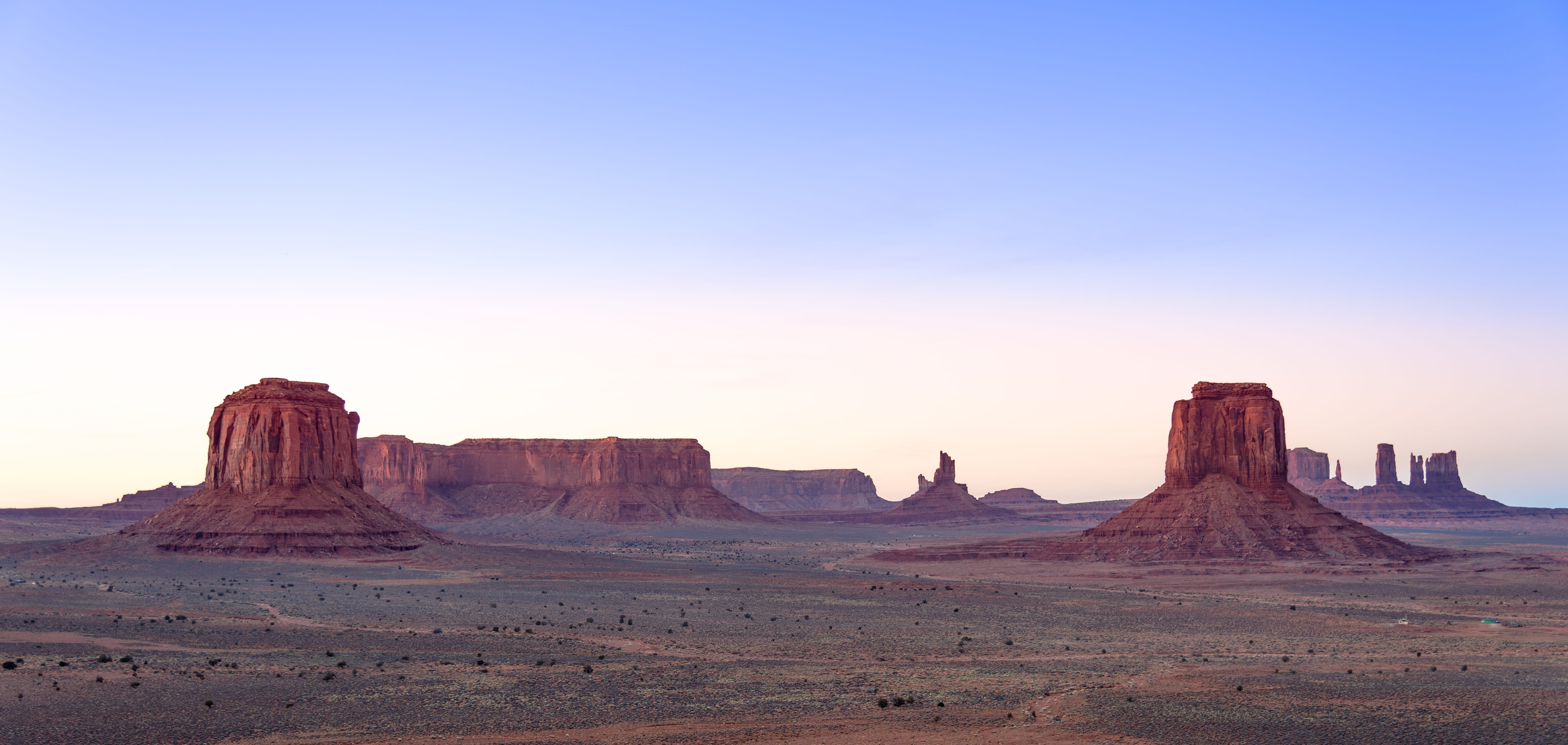 sky, spire, scenic, solid, land, arizona, valley, united states, 5K, nature, environment, tranquil scene, climate, outdoors, travel destinations, HD Wallpaper
