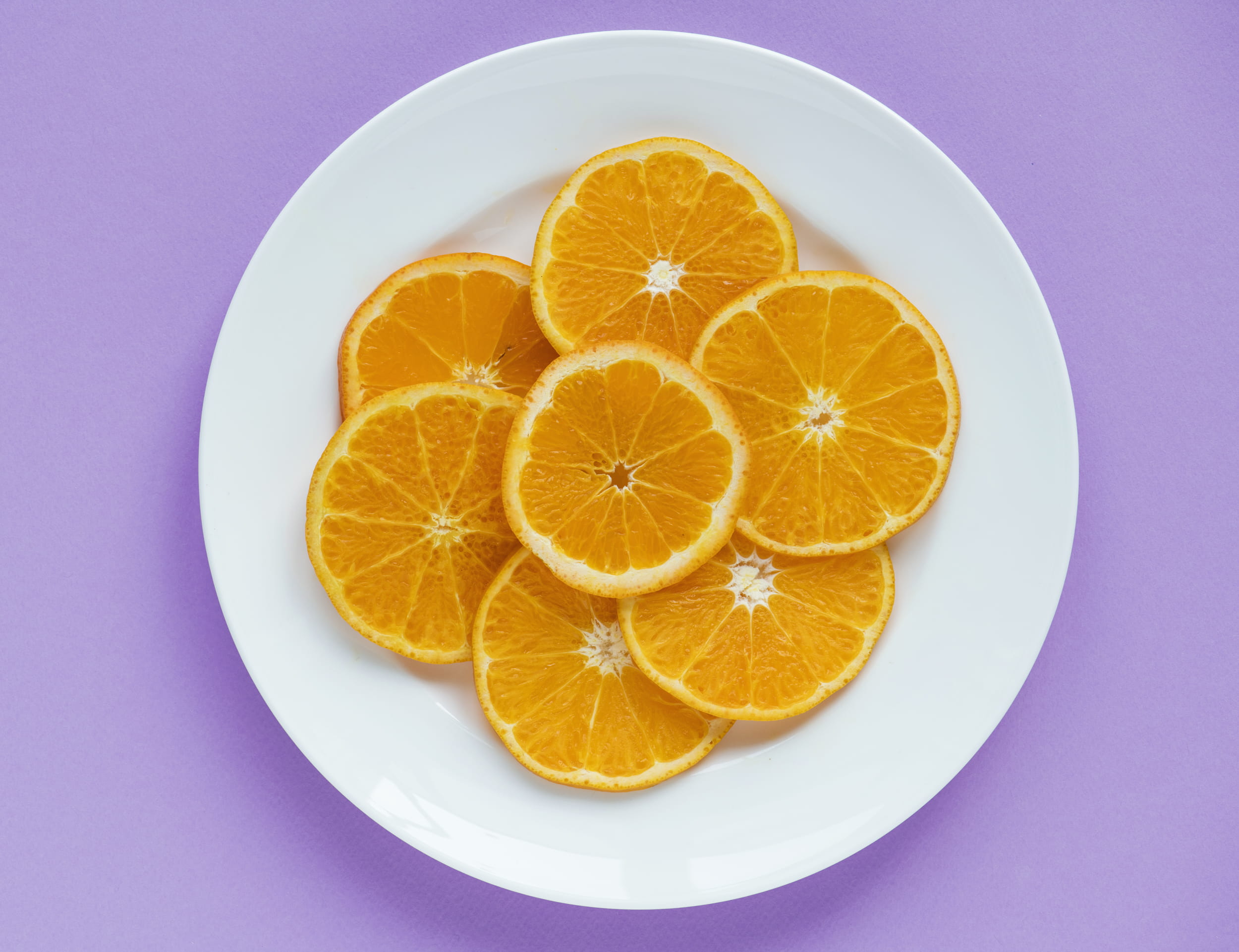color, vibrant, round, round out, citrus fruit, orange, shape, circle, wellbeing, natural, colorful, colored background, freshness, ripe, indoors, close, HD Wallpaper
