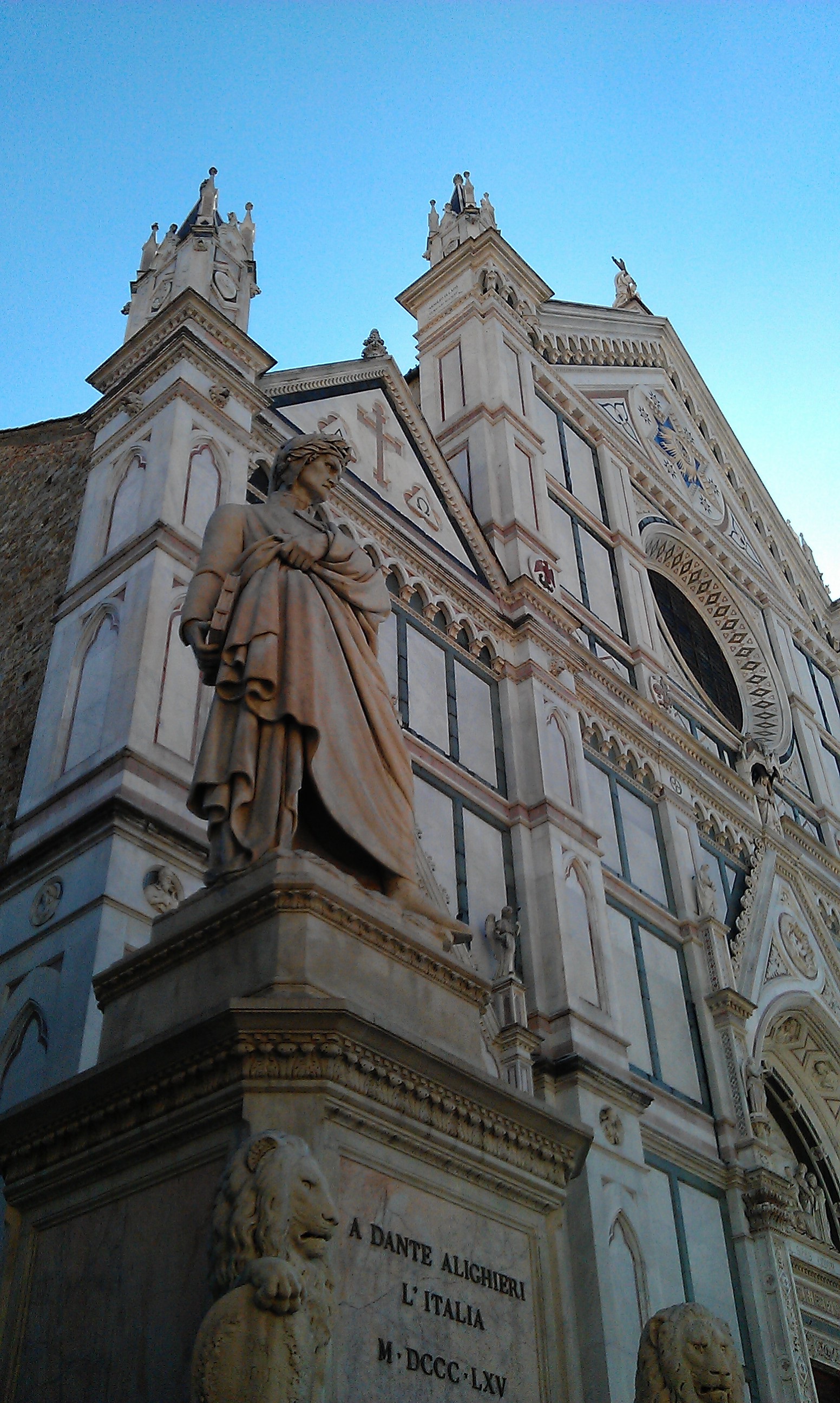 florence, low angle view, spirituality, monument, italy, statue, travel destinations, works, building exterior, place of worship, history, tourism, the past, Phone HD Wallpaper